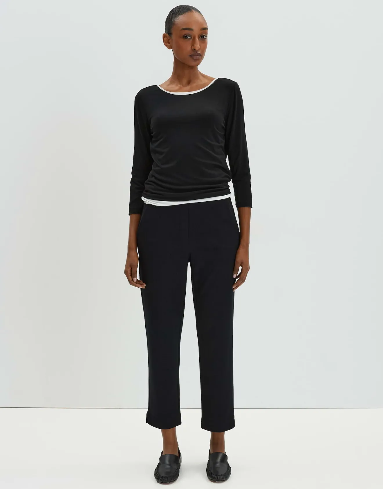 Flash Sale Basicshirt KIROSA Slim aus Ecovero Viskose Mix Basics | Shirts