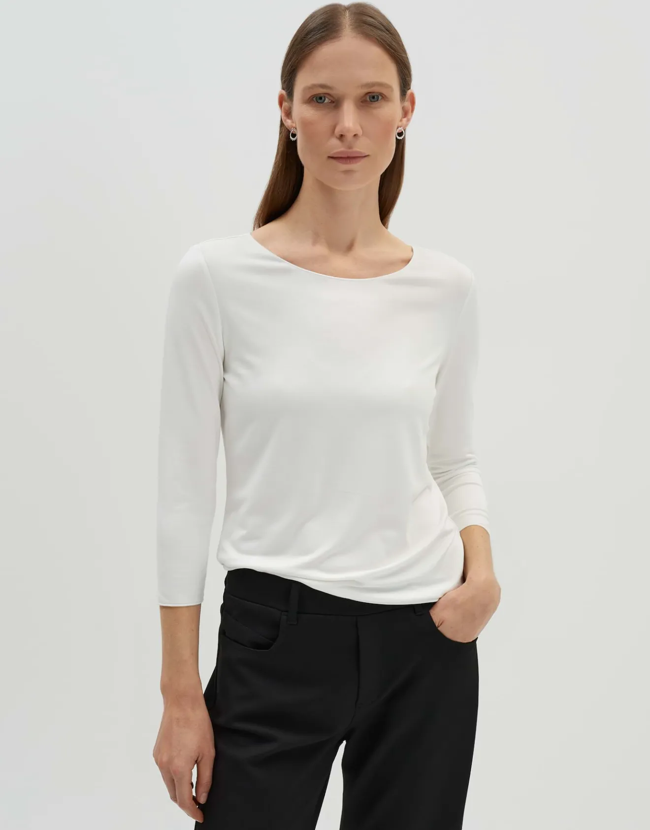 Best Sale Basicshirt KIROSA Slim aus Ecovero Viskose Mix Basics | Shirts