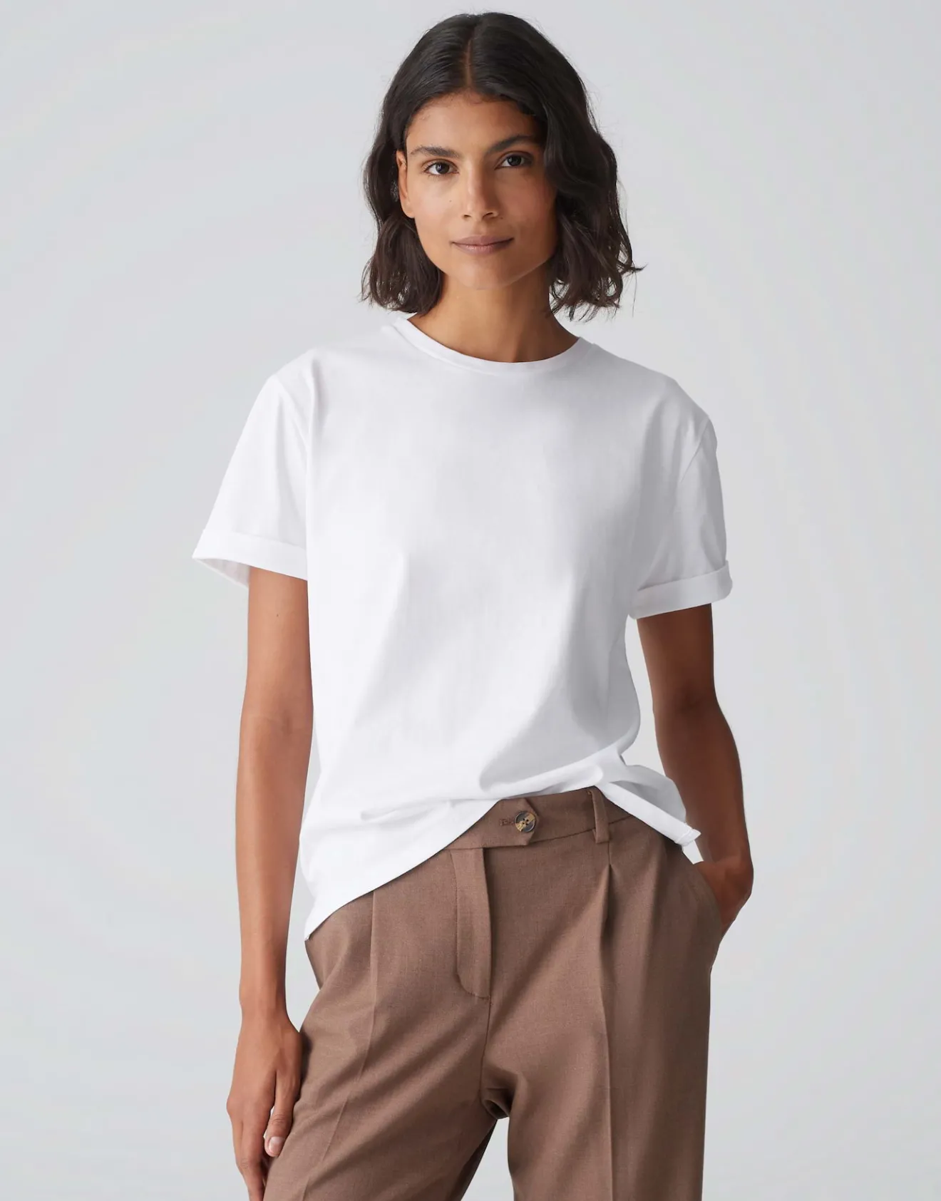 Hot Basicshirt SONZI Regular aus nachhaltiger Baumwolle Basics | Shirts