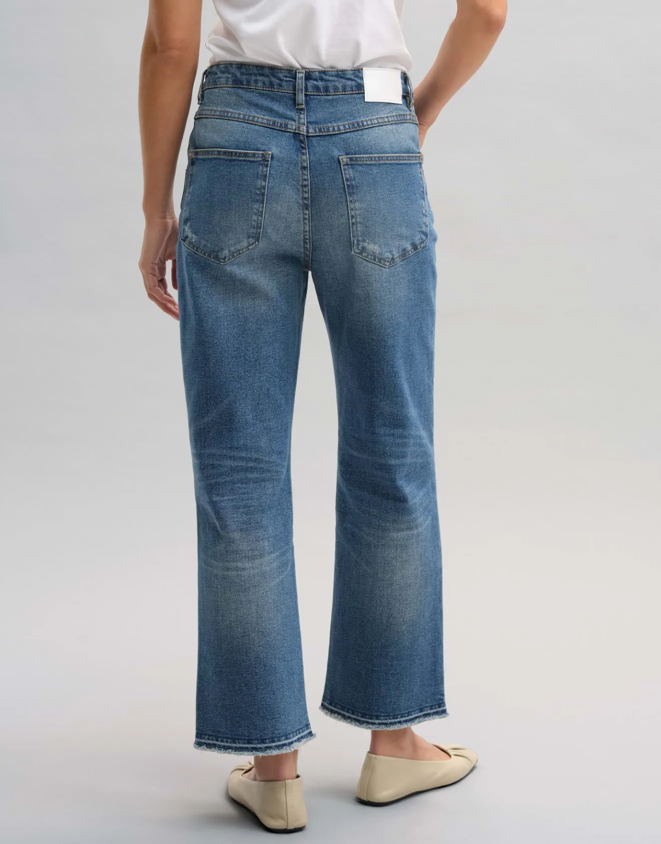 Discount Boyfriend Jeans LANI TWIST Mid Rise aus BCI Cotton Mix Jeans