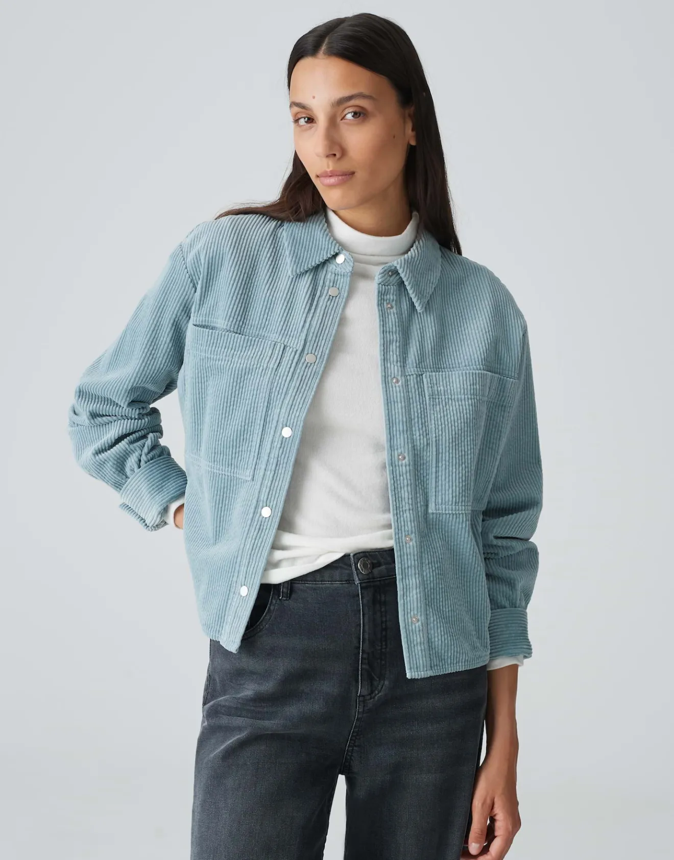 Flash Sale Cordbluse FALBA Loose im Boxy Fit Blusen