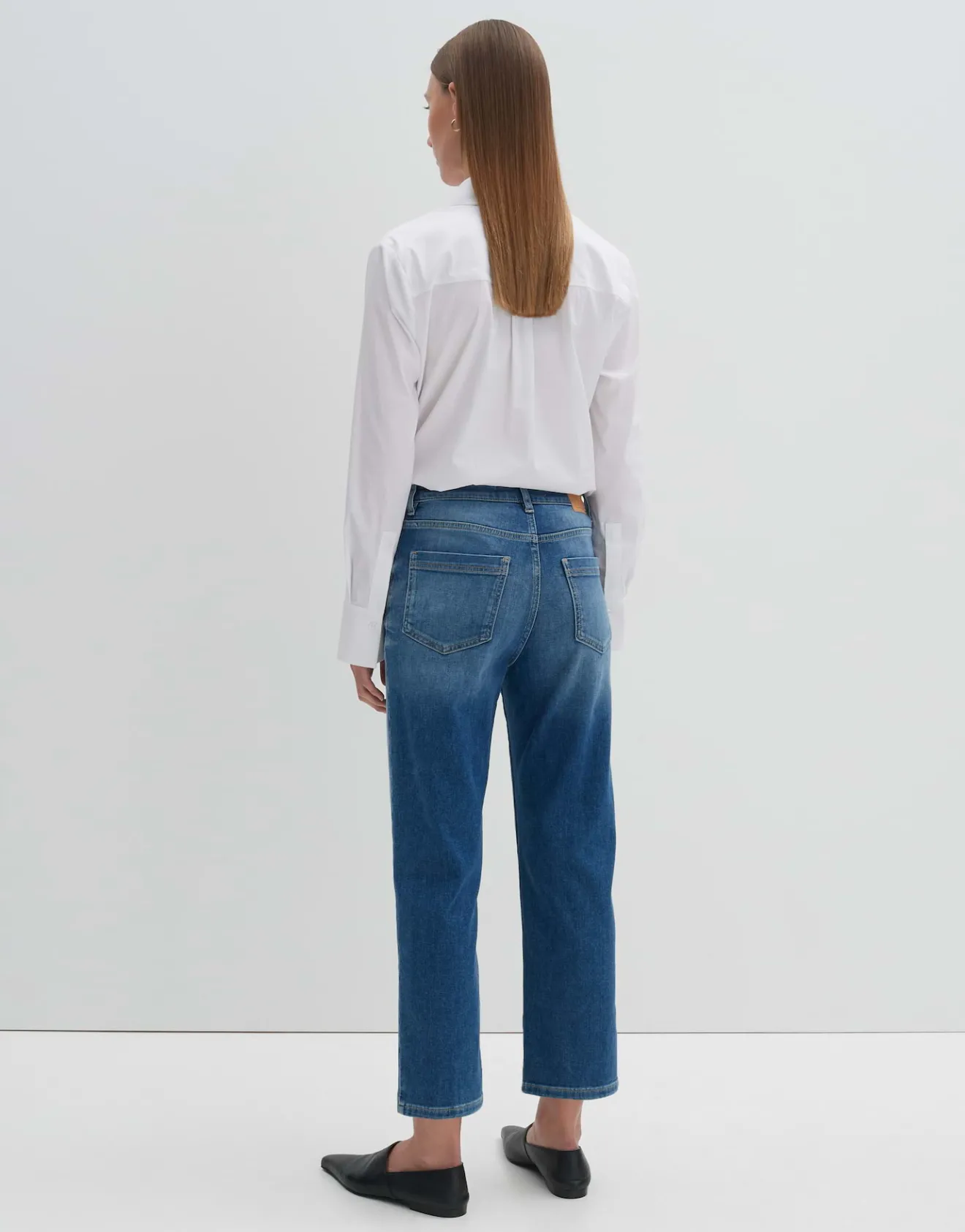 Store Cropped Relaxed Jeans CORAH ICONIC Mid Rise aus nachhaltigem Baumwoll Mix Jeans