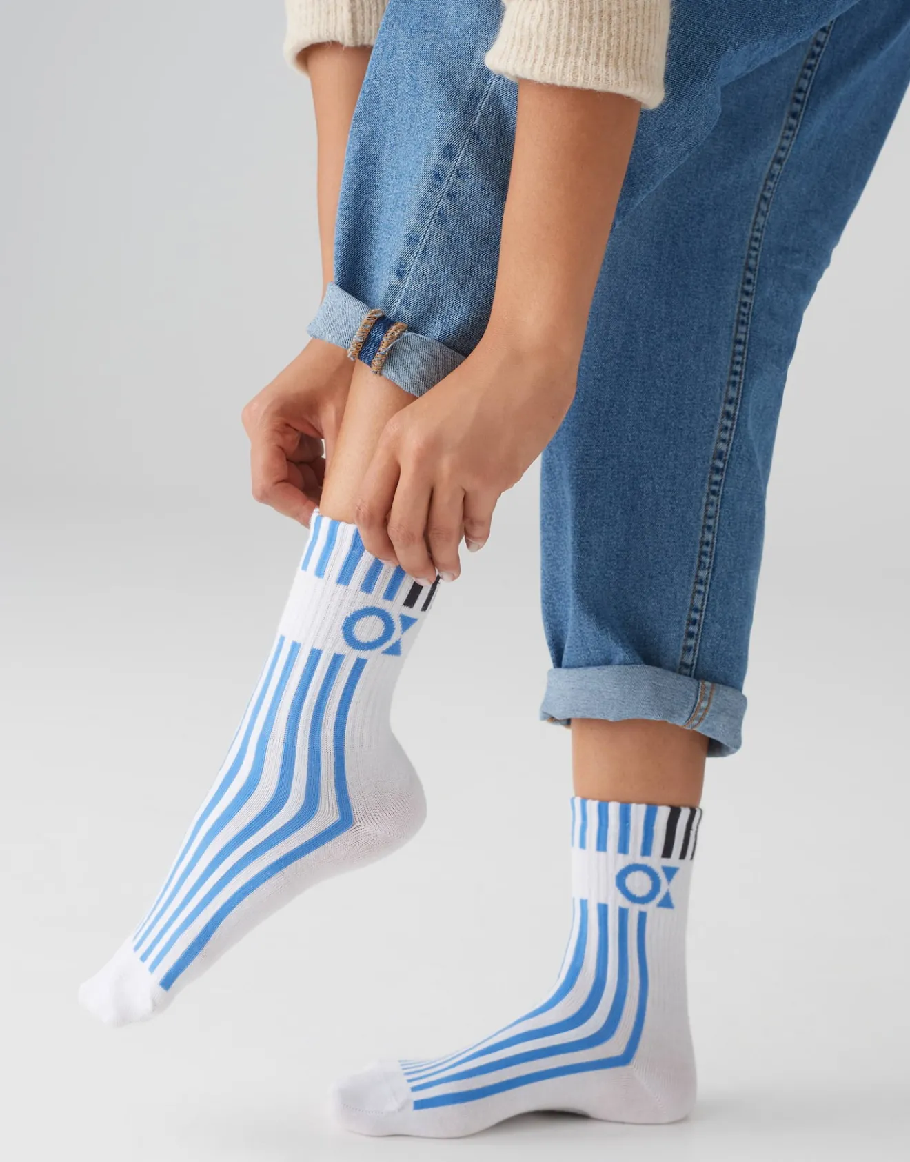 Outlet Doppelpack-Socken YALFA MULTIPACK aus Organic Cotton Mix Accessoires