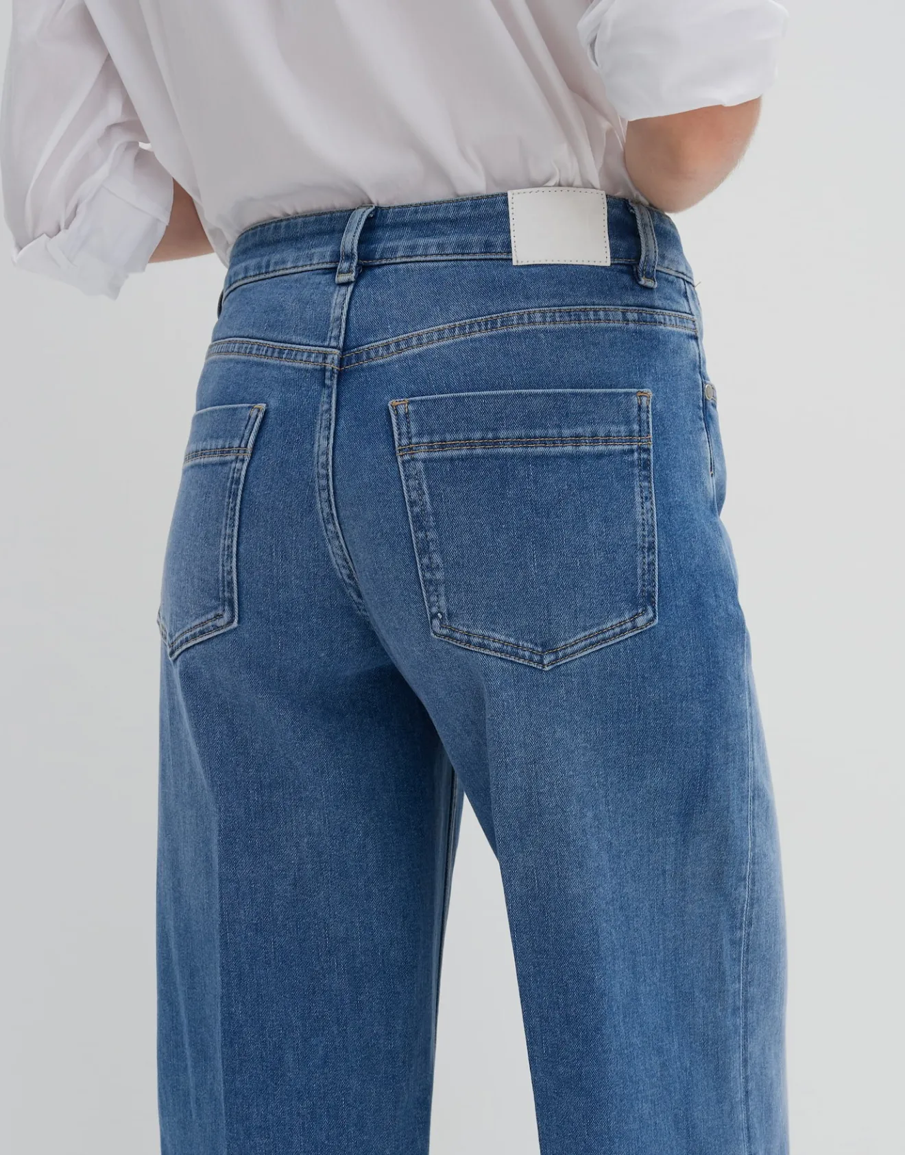 Flash Sale Extra Wide Leg Jeans CELLMA PALAZZO Mid Rise aus BCI Cotton Mix Jeans