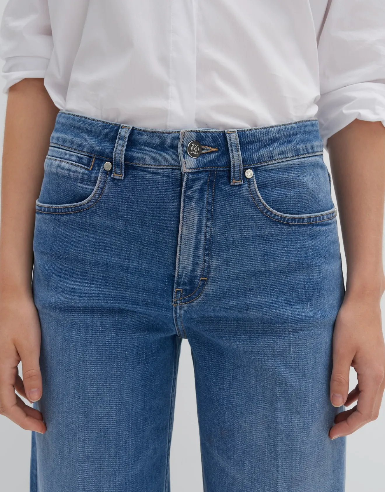 Flash Sale Extra Wide Leg Jeans CELLMA PALAZZO Mid Rise aus BCI Cotton Mix Jeans