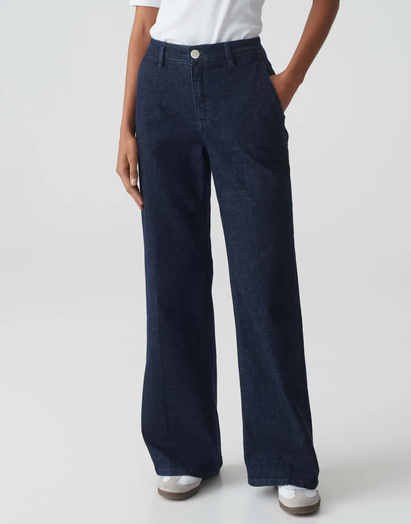 New Extra Wide Leg Jeans MIVA PALAZZO DYNAMIC aus Baumwoll Mix Jeans