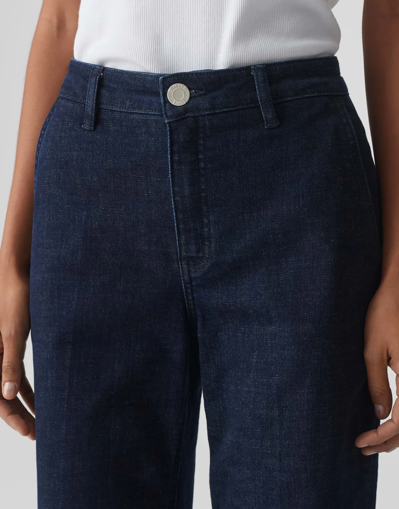 New Extra Wide Leg Jeans MIVA PALAZZO DYNAMIC aus Baumwoll Mix Jeans