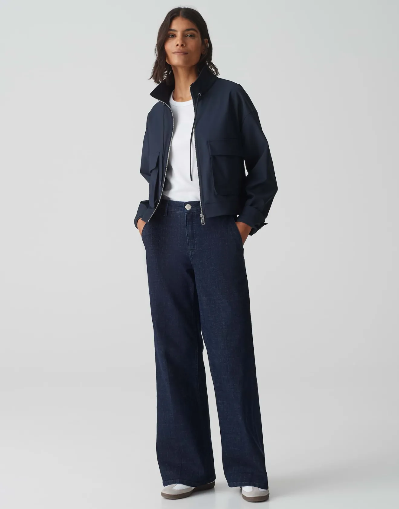 New Extra Wide Leg Jeans MIVA PALAZZO DYNAMIC aus Baumwoll Mix Jeans