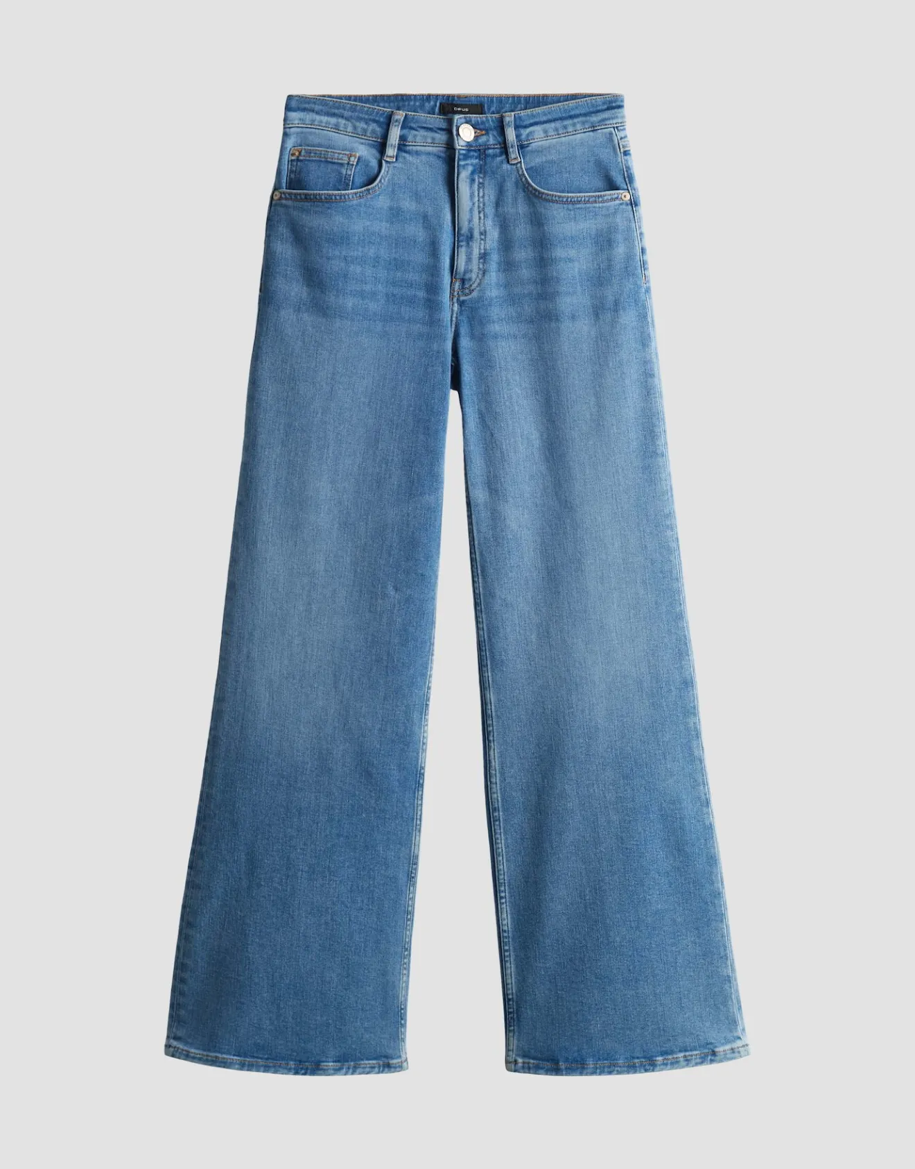 Cheap Extra Wide leg Jeans MIVA PALAZZO Mid Rise aus Baumwoll Mix Jeans