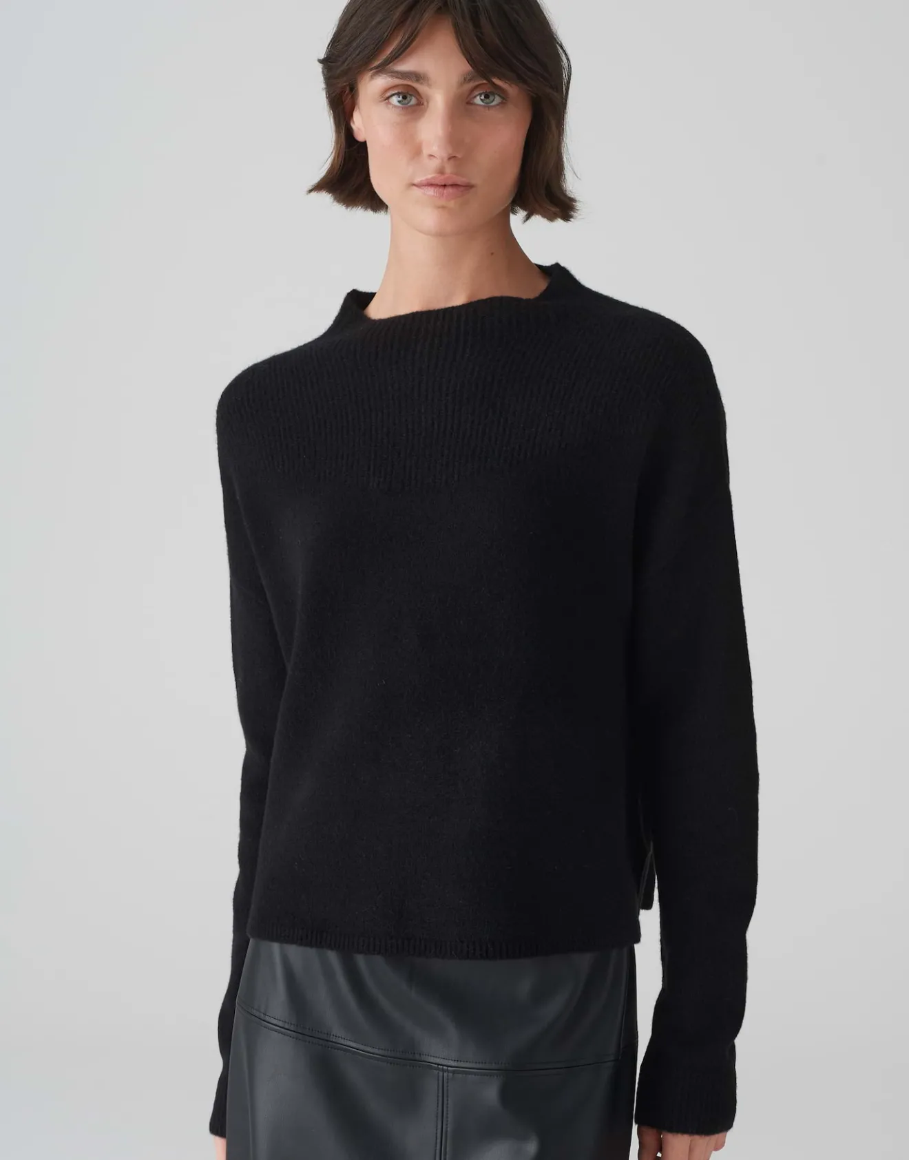 Fashion Feinstrickpullover PASIKA Regular aus weichem Woll Mix Strick