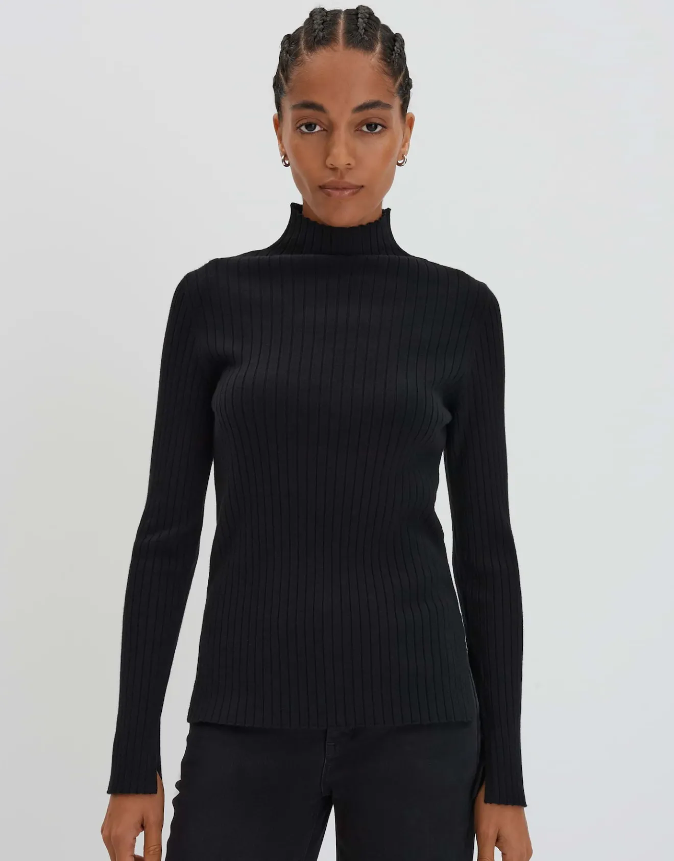 Clearance Feinstrickpullover TIPPI SOFT Slim aus weicher Rippe Strick