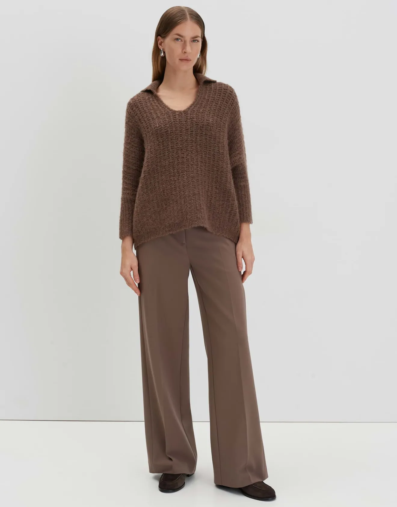 Discount Grober Strickpullover TUMALLY Loose mit Wolle Strick