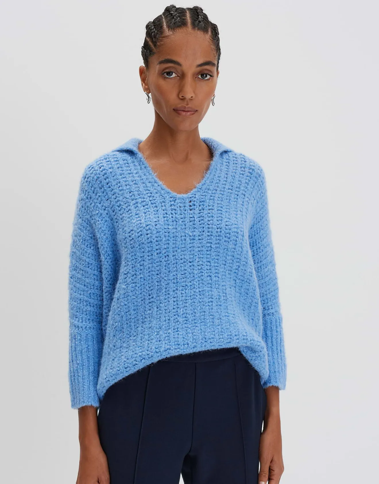 Discount Grober Strickpullover TUMALLY Loose mit Wolle Strick