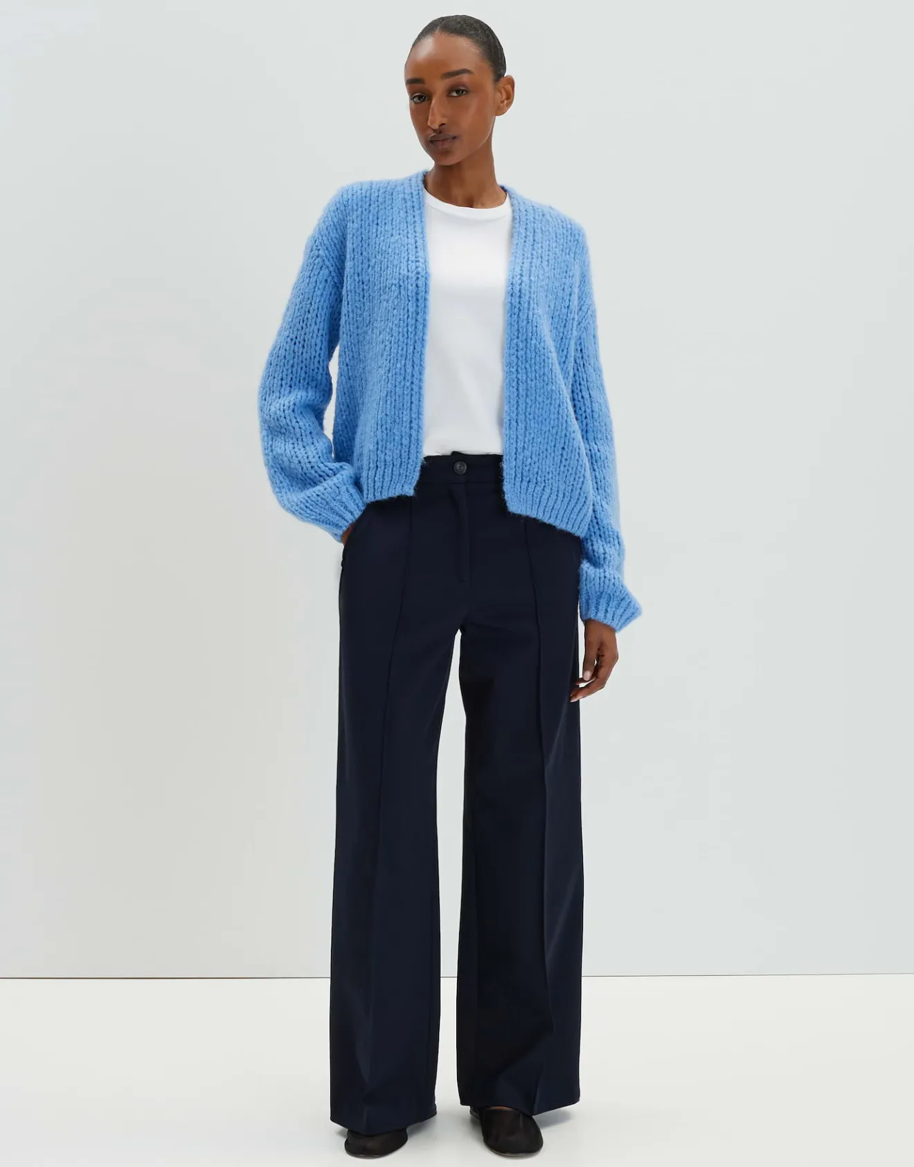 Shop Grobstrickjacke TALVIA Loose mit Wolle Strick