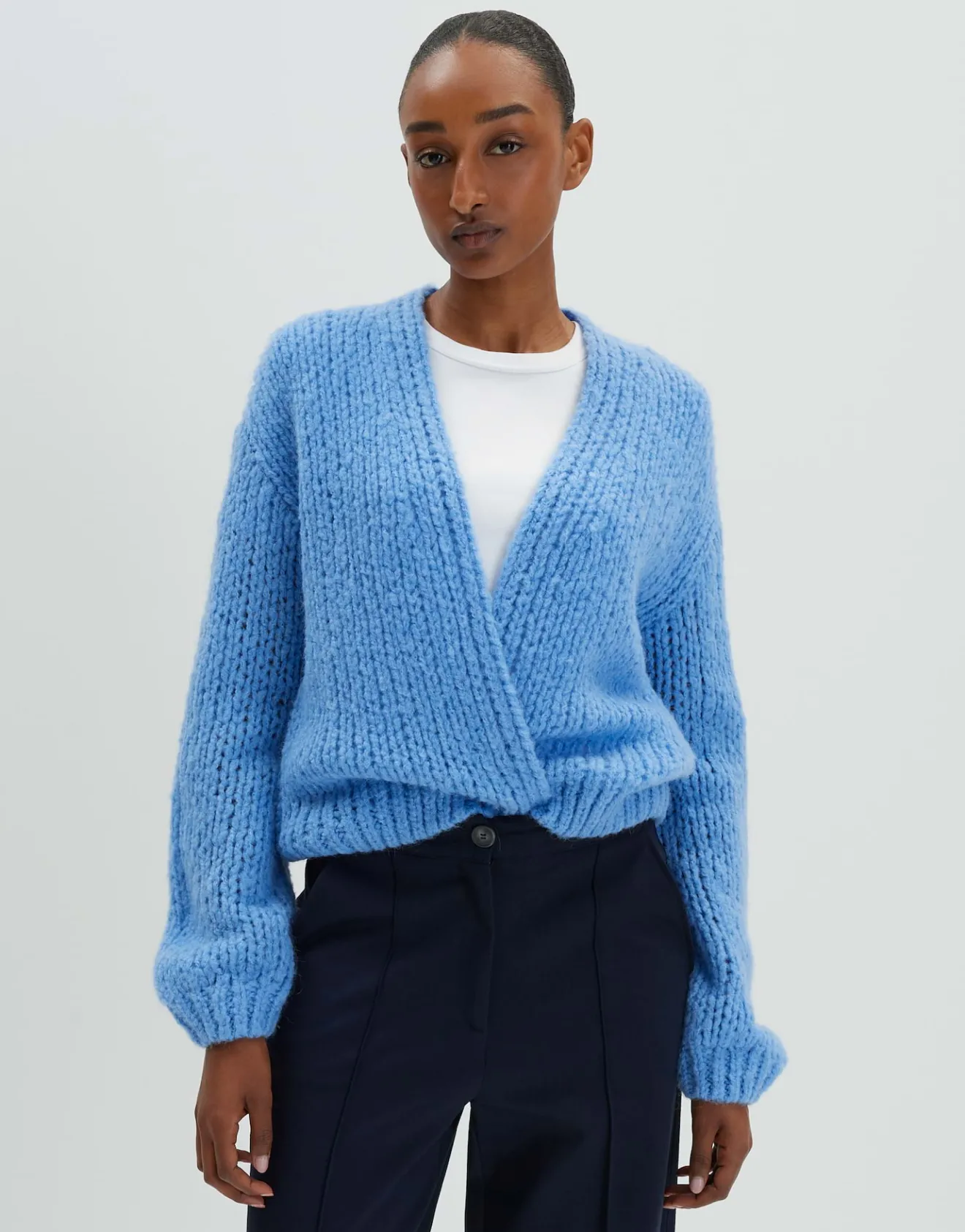 Shop Grobstrickjacke TALVIA Loose mit Wolle Strick