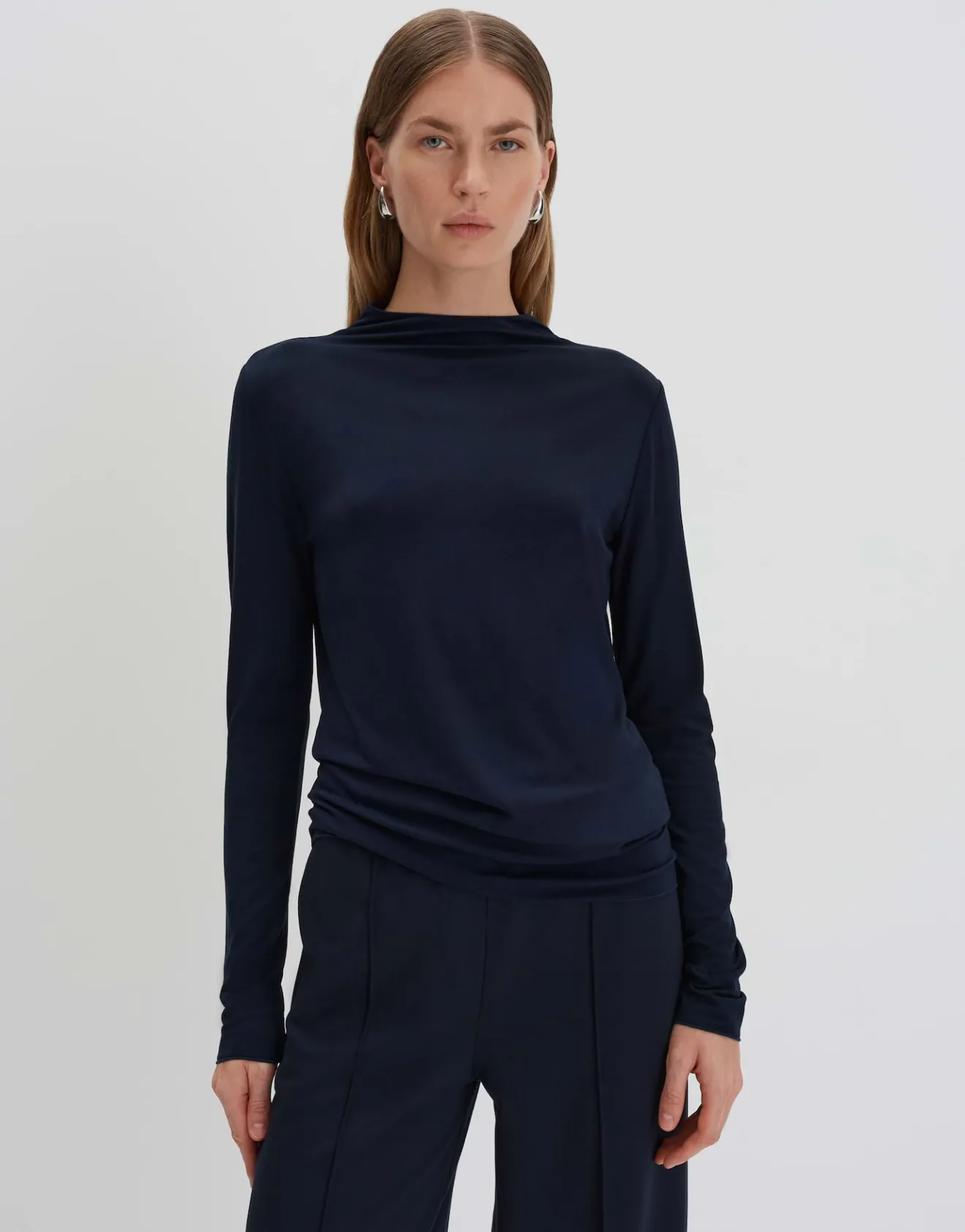 Shop Jerseyshirt KARINN Slim aus nachhaltigem Viskose Mix Basics | Shirts