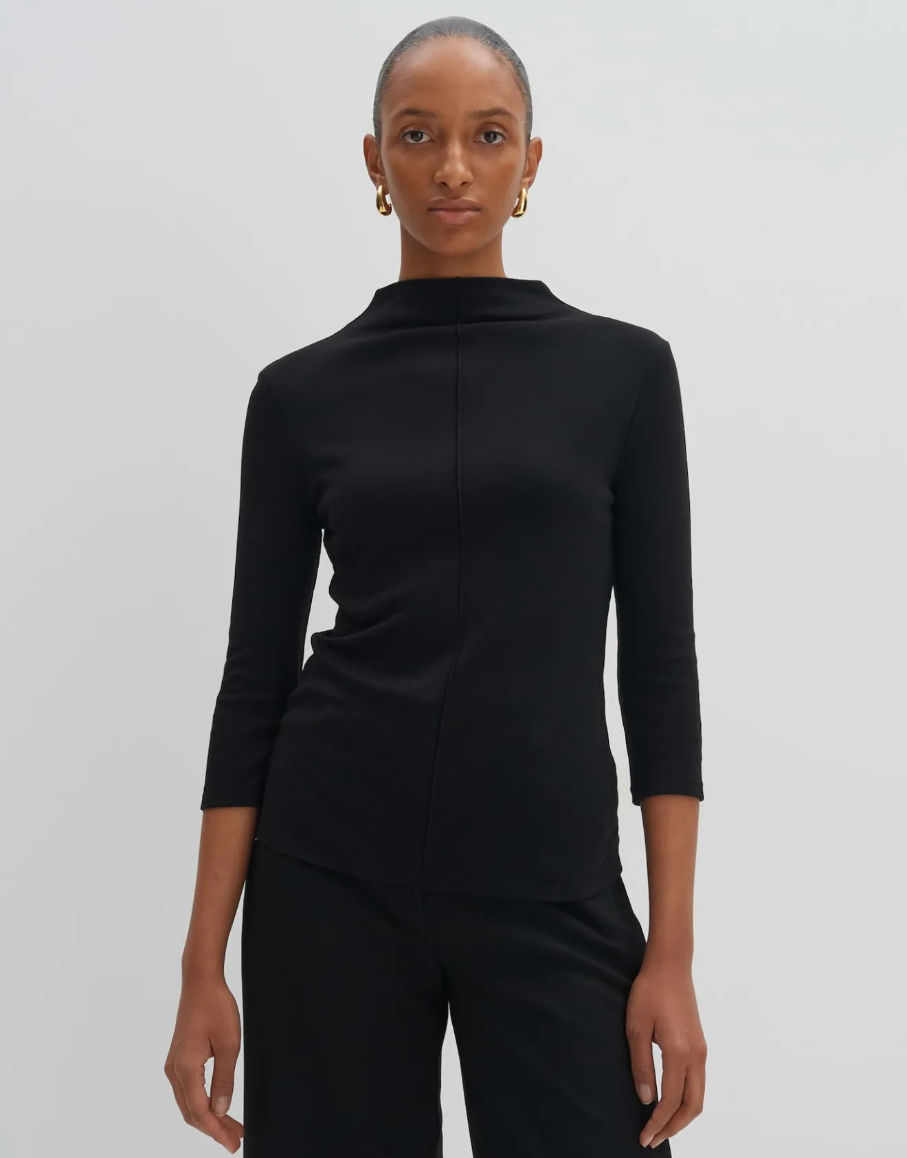 Hot Jerseyshirt KEELI Slim aus Modal Mix Shirts