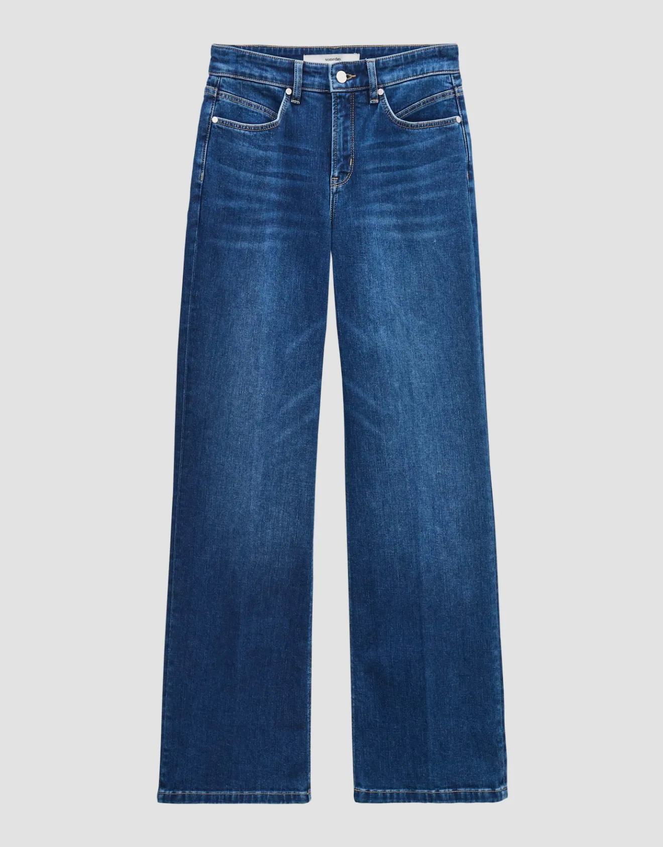 Fashion Long Flared Jeans CARIE ICONIC Mid Rise aus nachhaltigem Baumwoll Mix Jeans