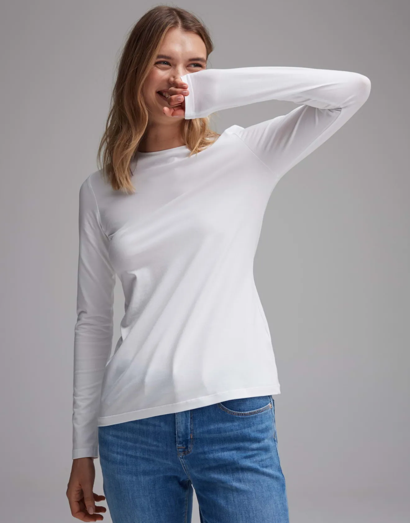 Cheap Longsleeve SMILLA Slim aus Jersey Basics | Shirts