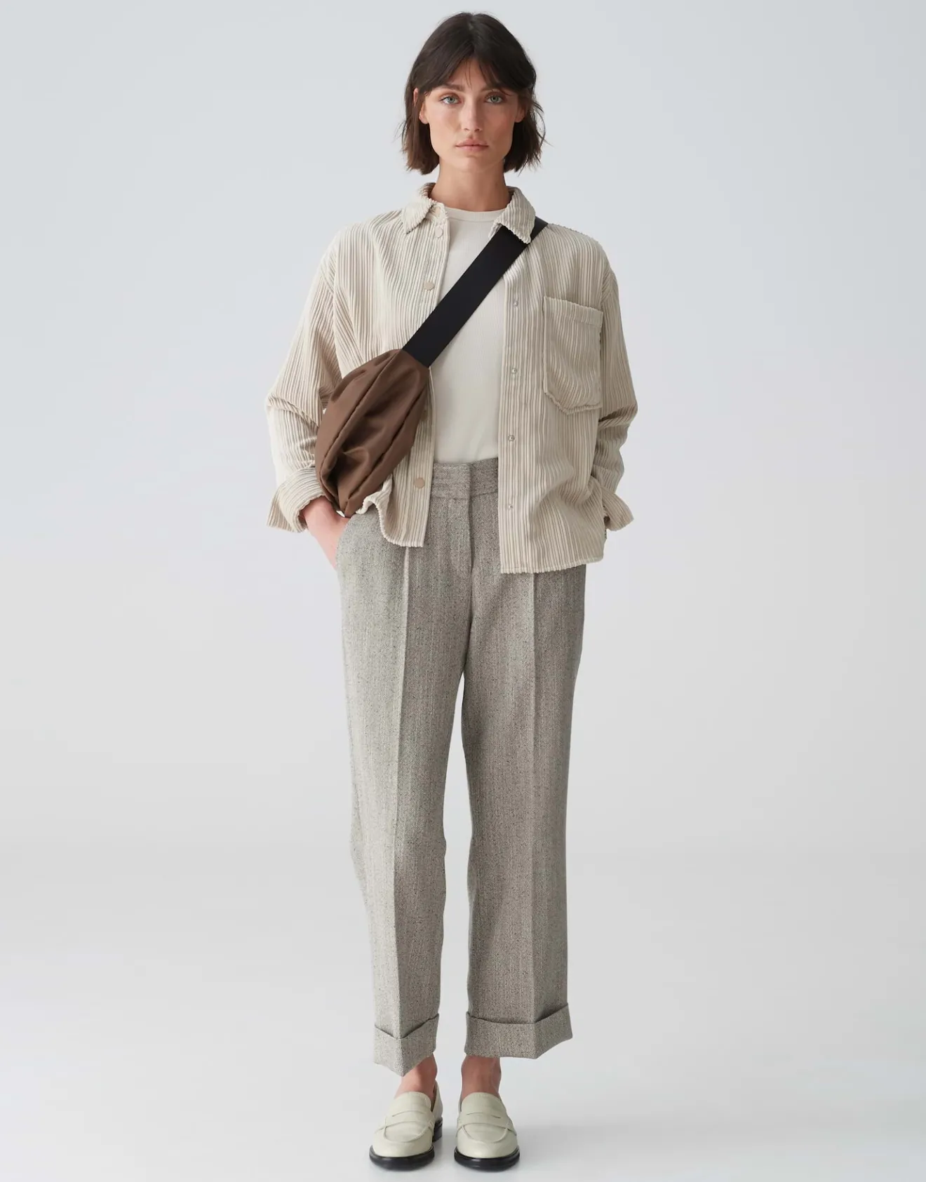 Flash Sale Overshirt FANKI Boxy Fit aus weichem Cord Blusen