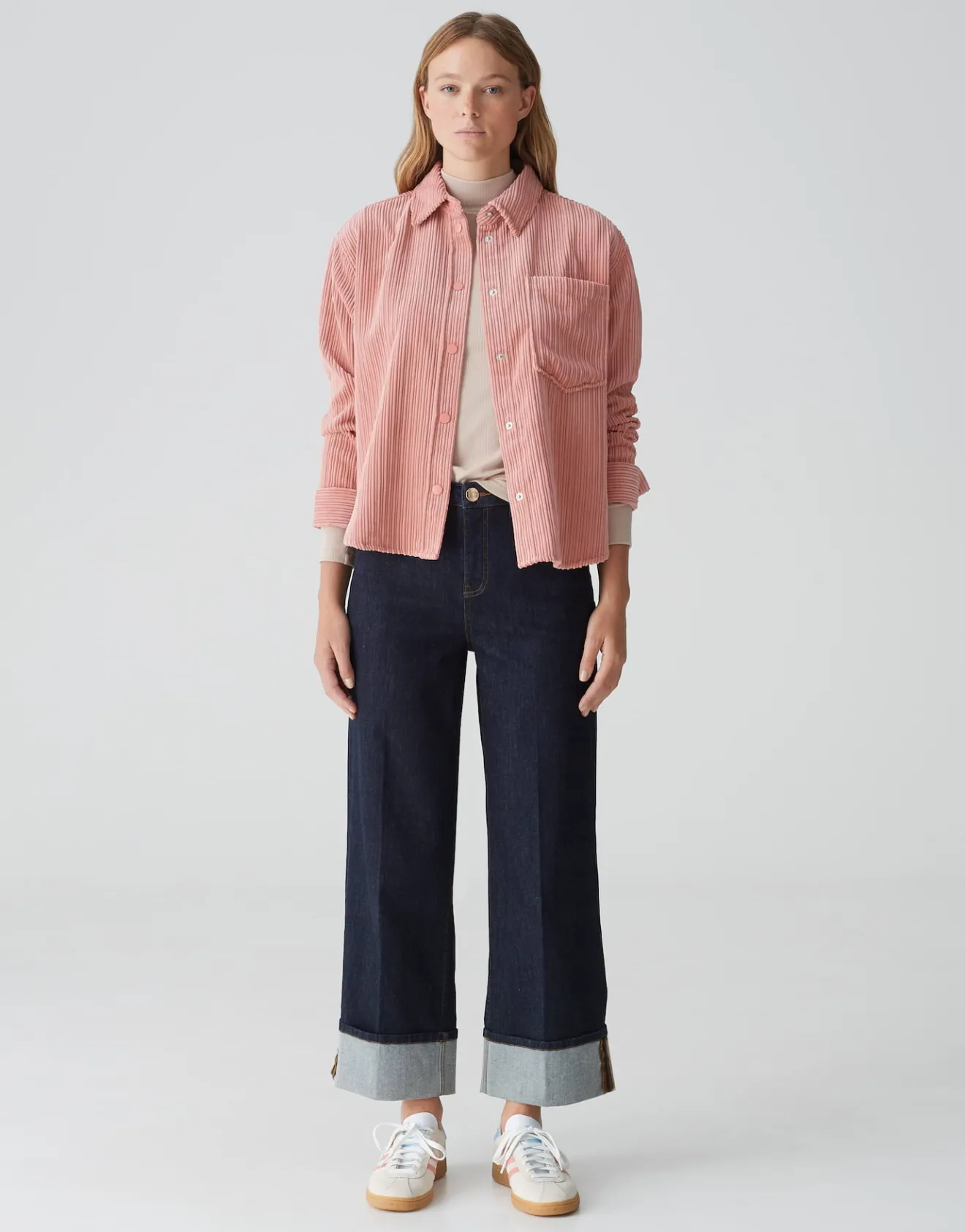 Outlet Overshirt FANKI Boxy Fit aus weichem Cord Blusen