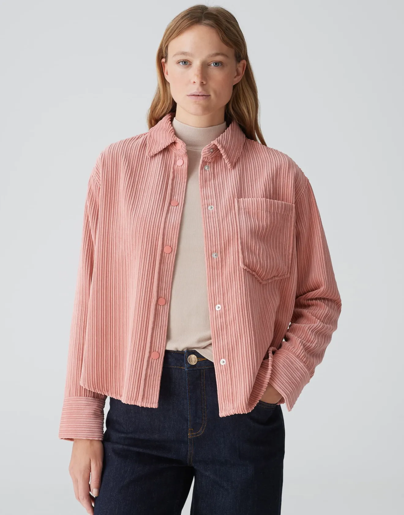Outlet Overshirt FANKI Boxy Fit aus weichem Cord Blusen