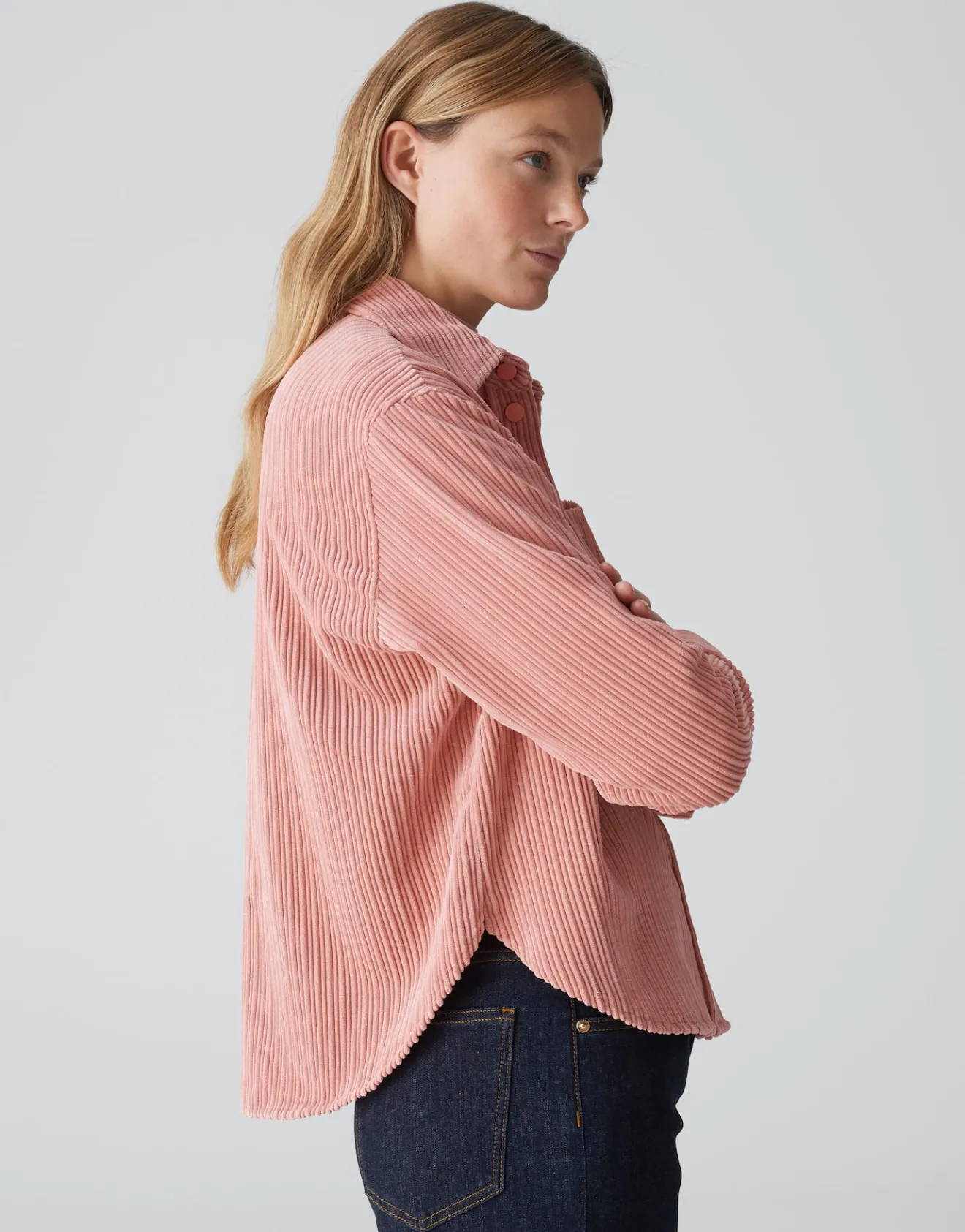 Outlet Overshirt FANKI Boxy Fit aus weichem Cord Blusen