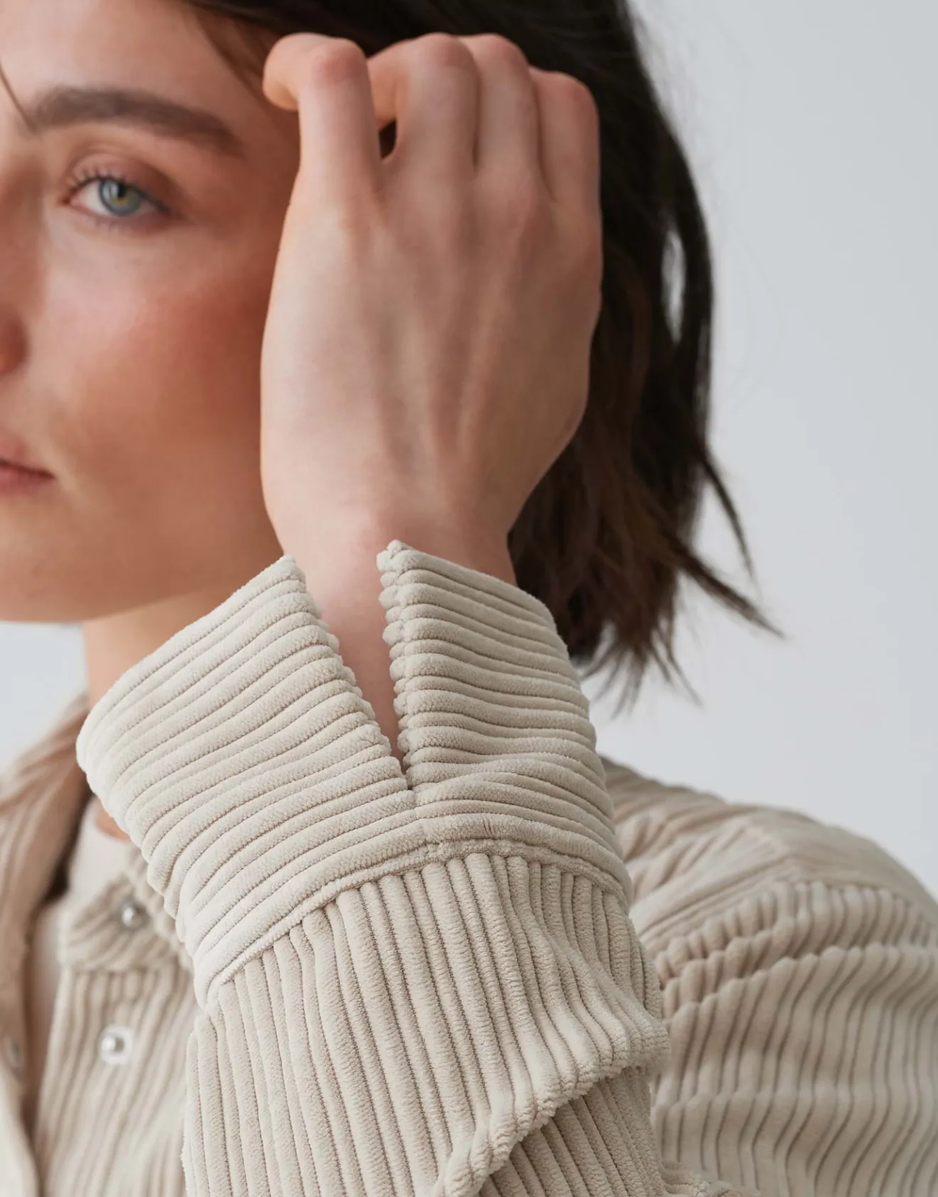Flash Sale Overshirt FANKI Boxy Fit aus weichem Cord Blusen