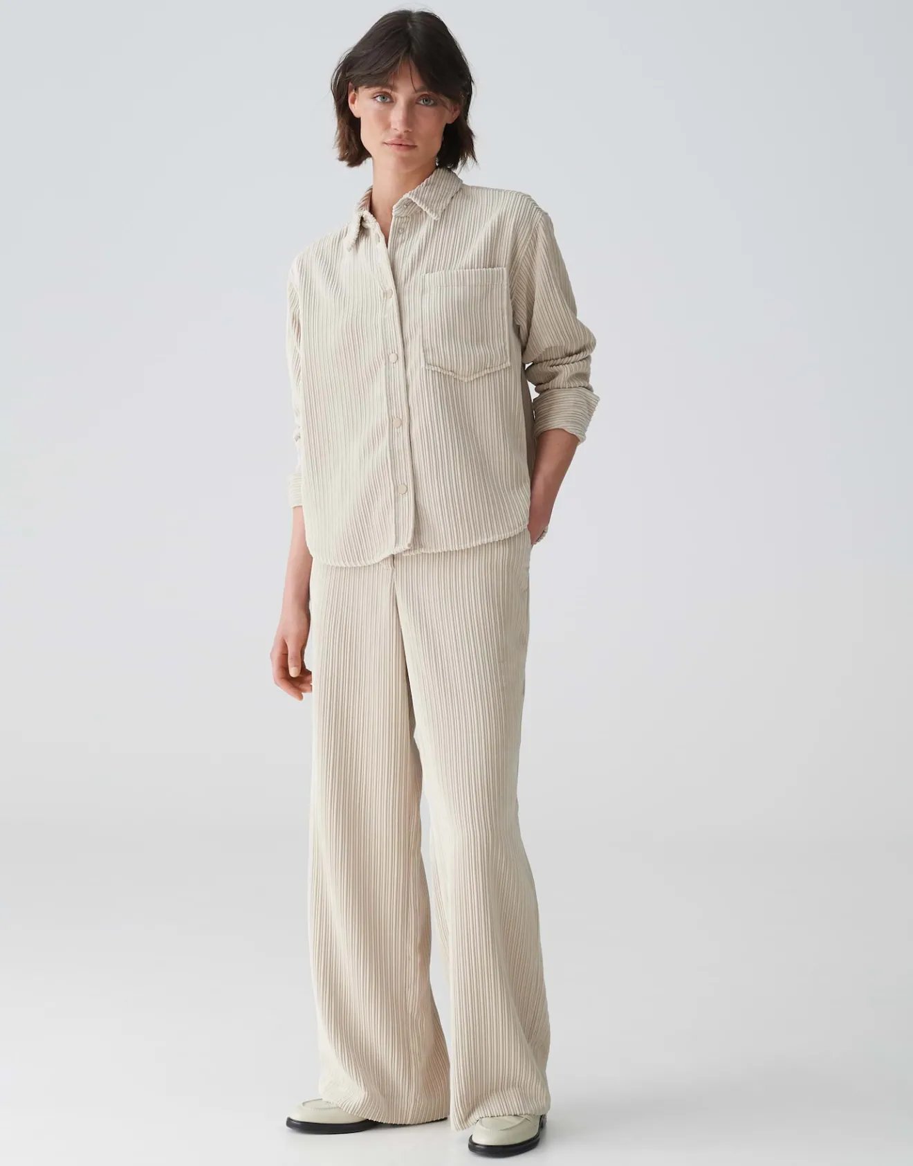 Flash Sale Overshirt FANKI Boxy Fit aus weichem Cord Blusen