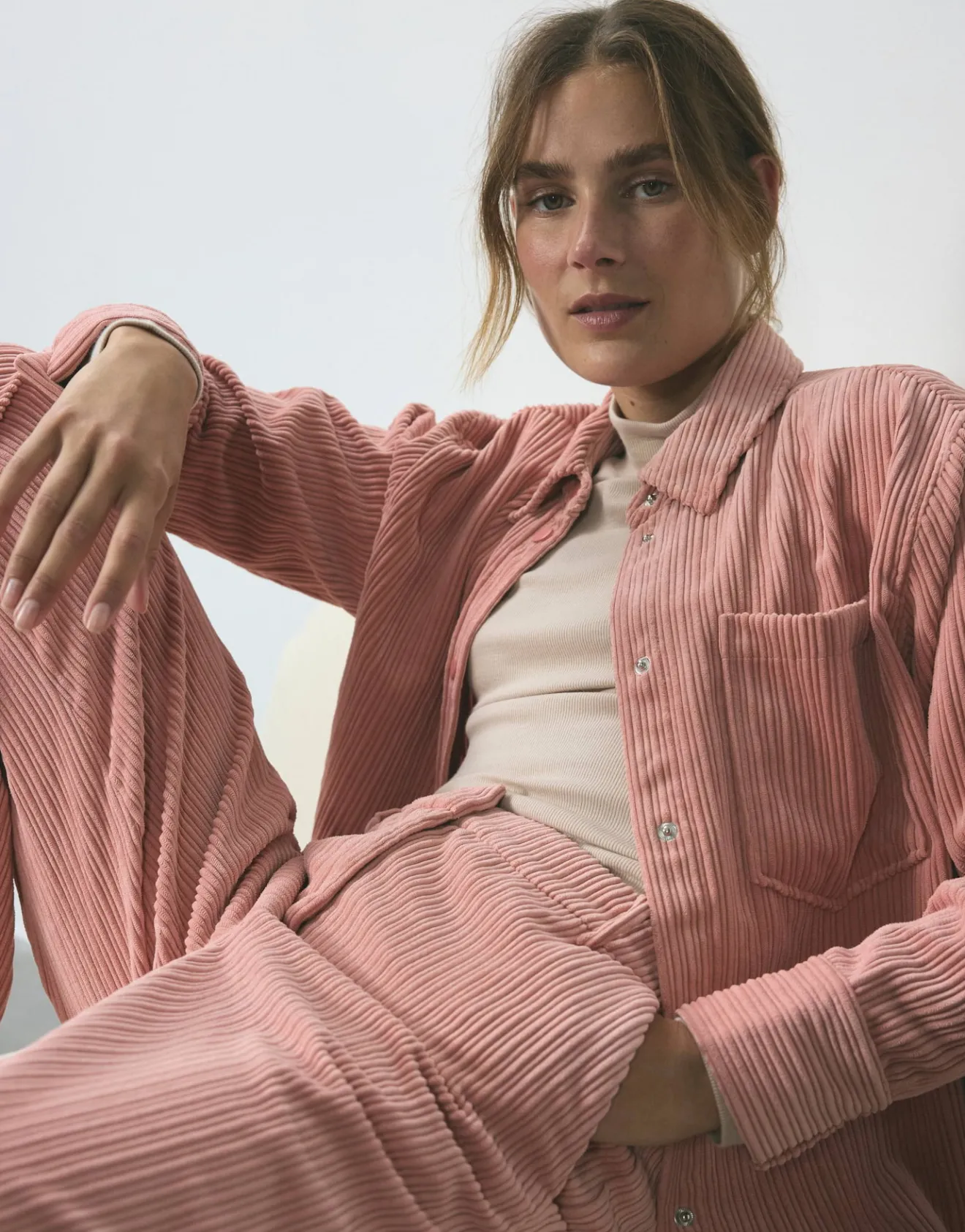Outlet Overshirt FANKI Boxy Fit aus weichem Cord Blusen