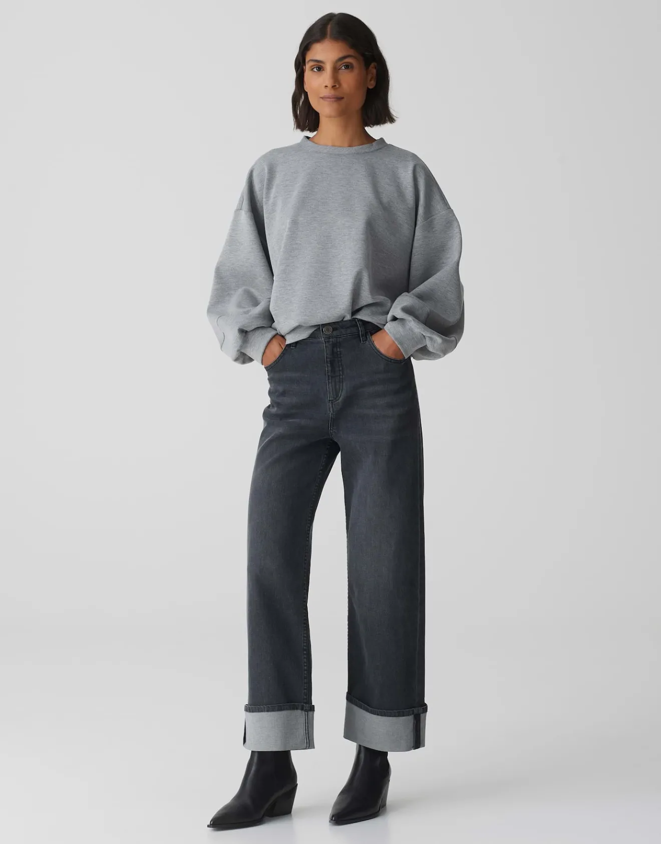 Cheap Oversized Sweater GUGI Loose aus softem Viskose Mix Sweat