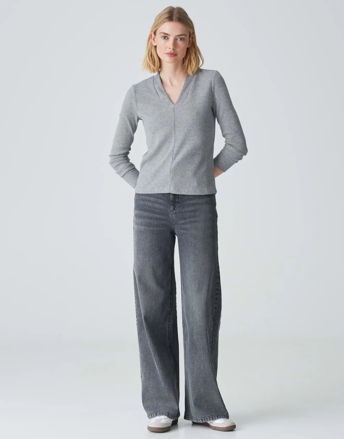 Outlet Rippshirt SOMOKO Regular aus weichem Jersey Shirts