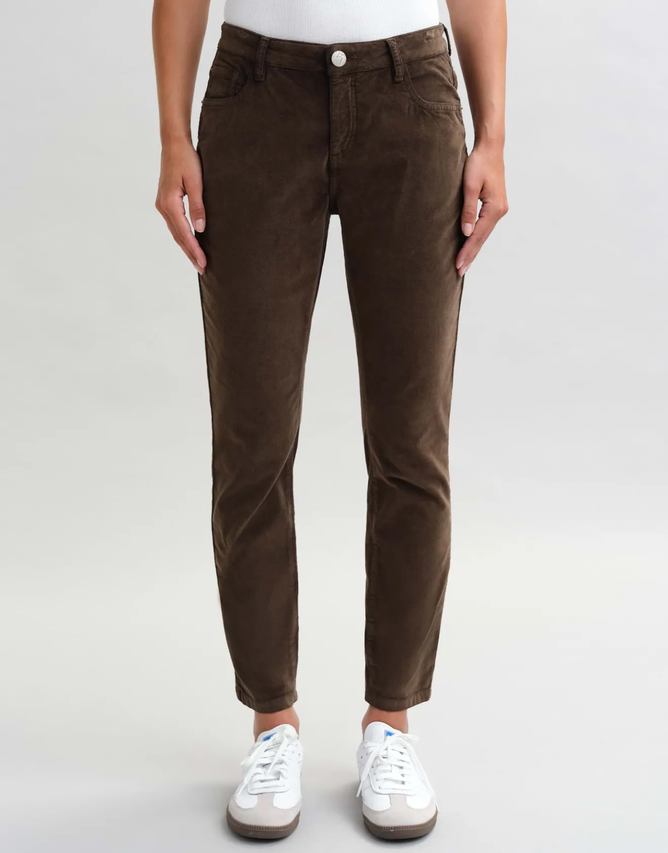 Best Sale Samthose EVITA GLAZED Slim Mid Rise aus BCI Cotton Mix Jeans