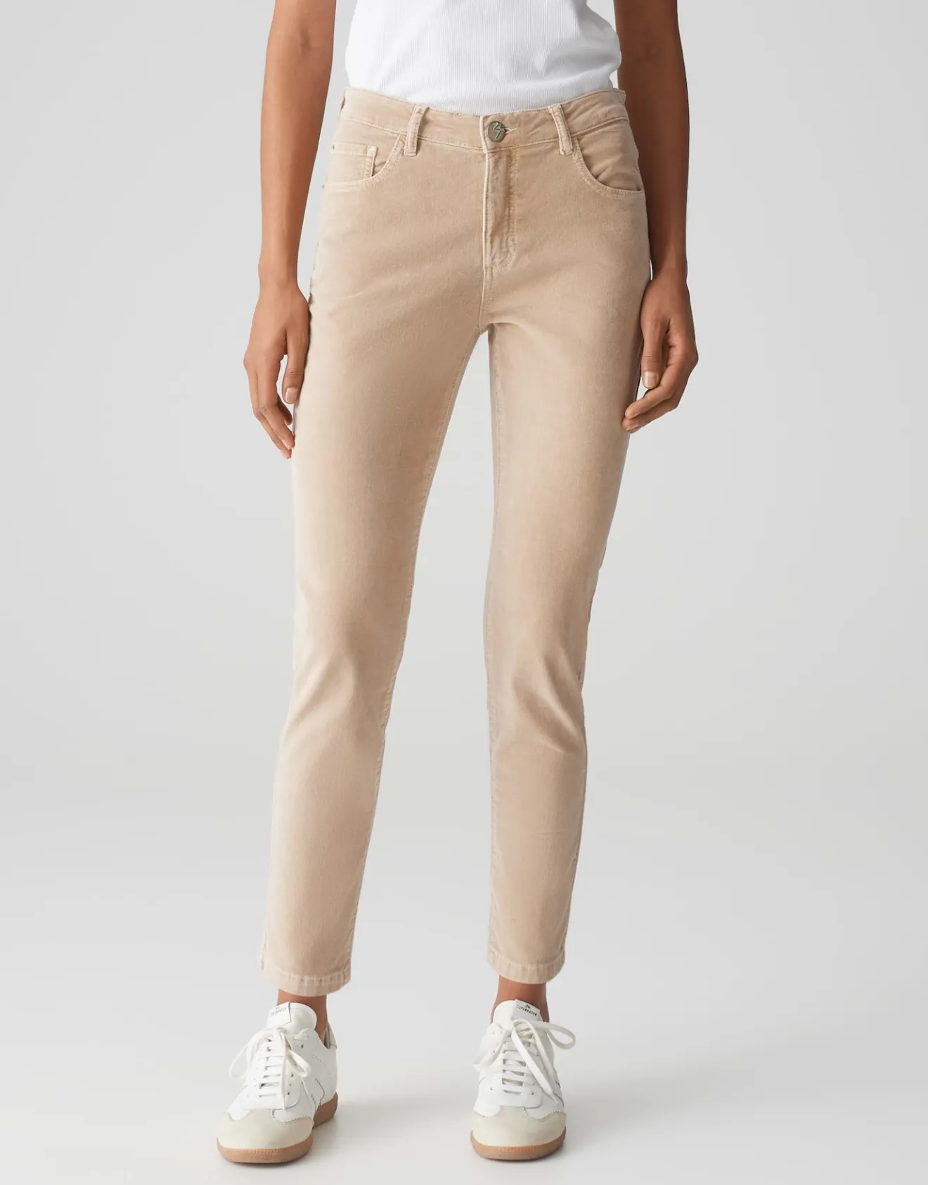 Sale Samthose EVITA GLAZED Slim Mid Rise aus BCI Cotton Mix Jeans