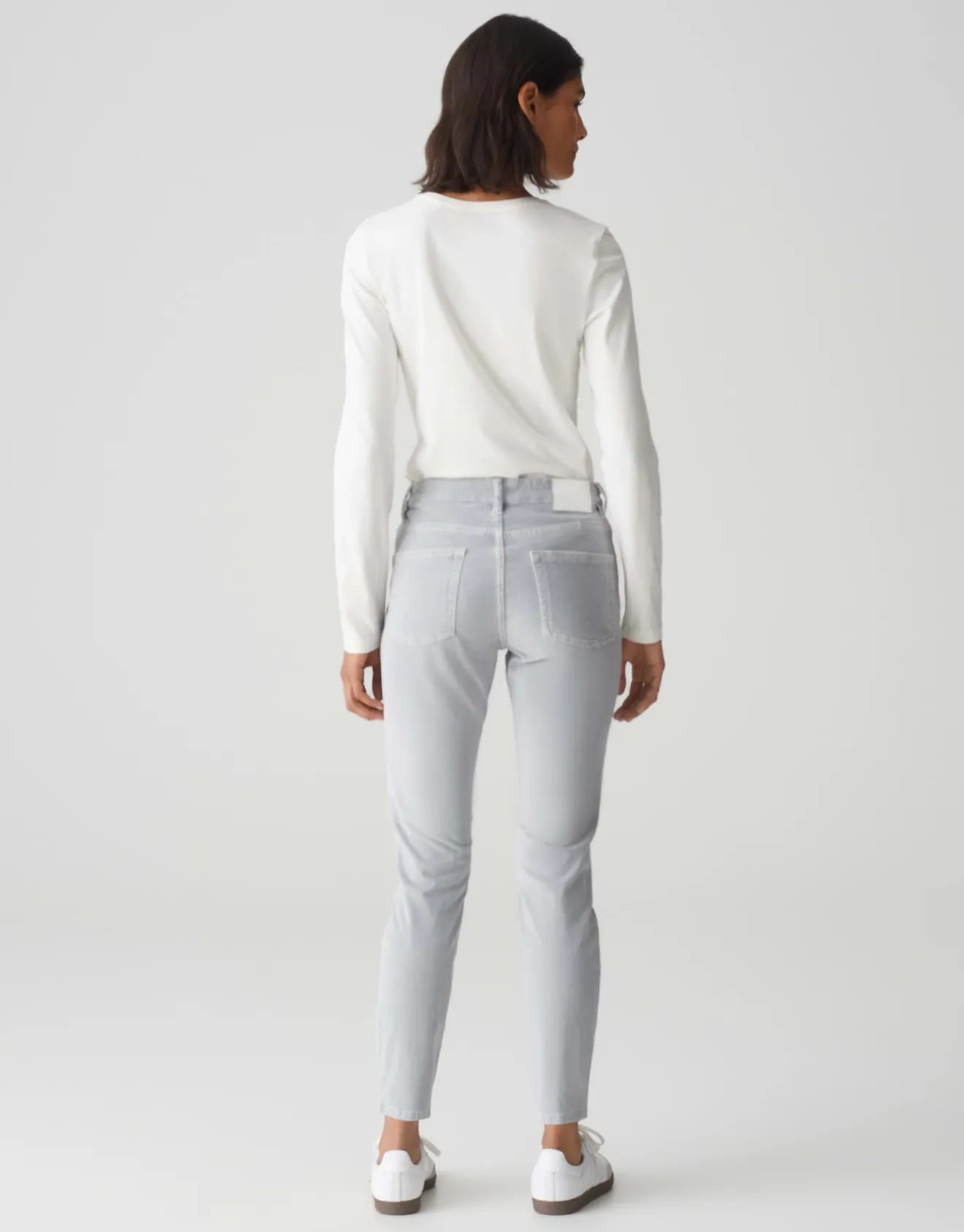 Store Samthose EVITA GLAZED Slim Mid Rise aus BCI Cotton Mix Jeans