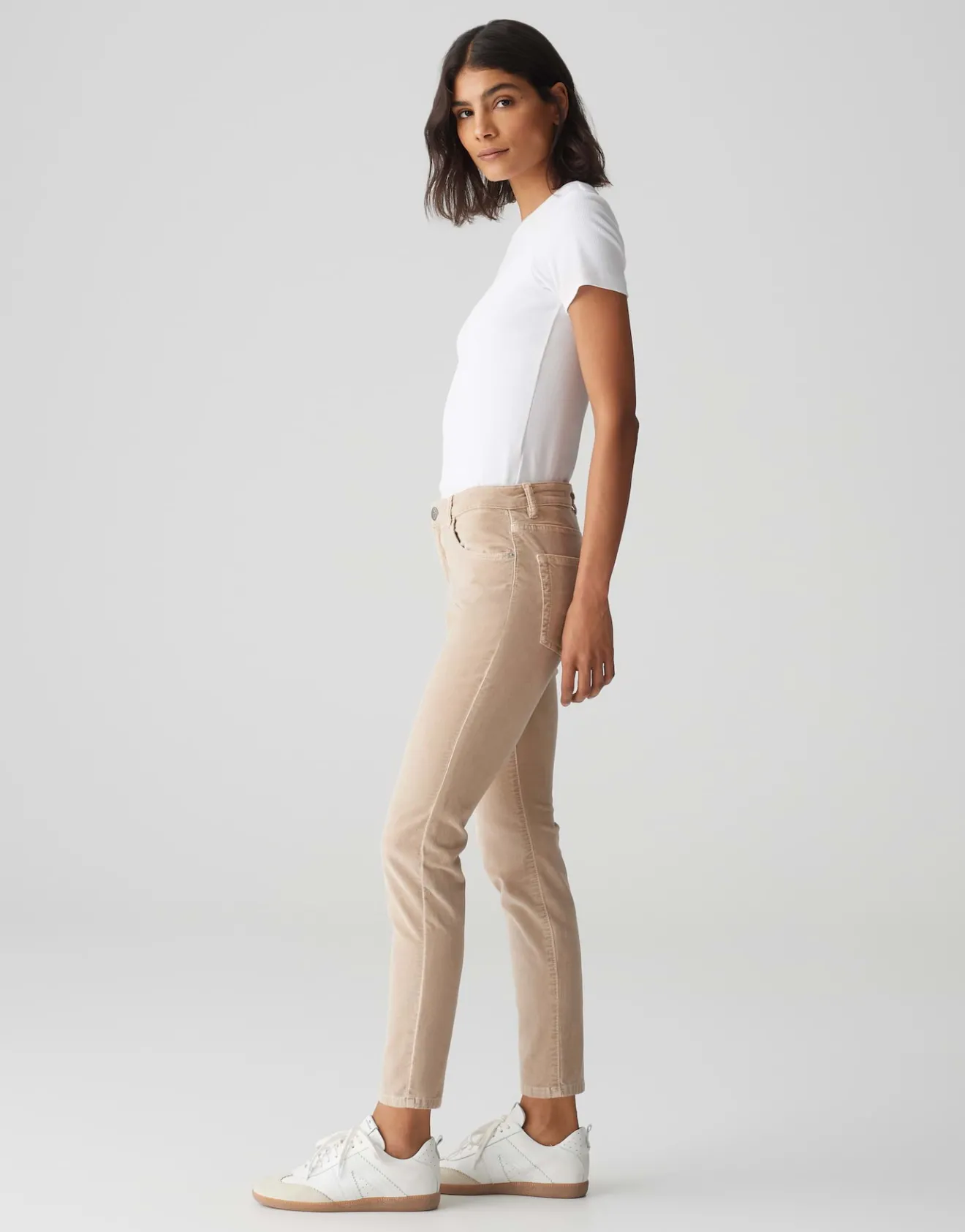 Sale Samthose EVITA GLAZED Slim Mid Rise aus BCI Cotton Mix Jeans