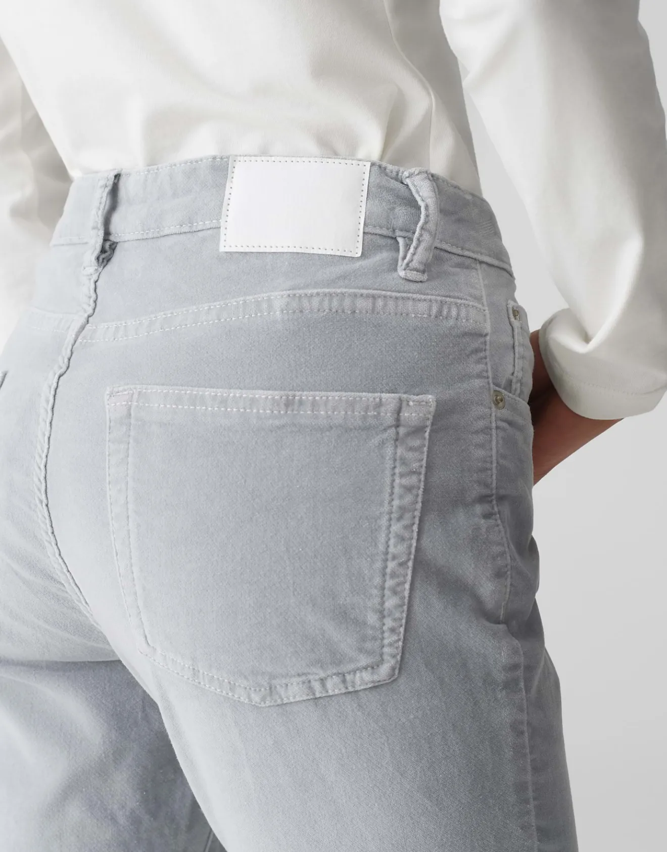 Store Samthose EVITA GLAZED Slim Mid Rise aus BCI Cotton Mix Jeans