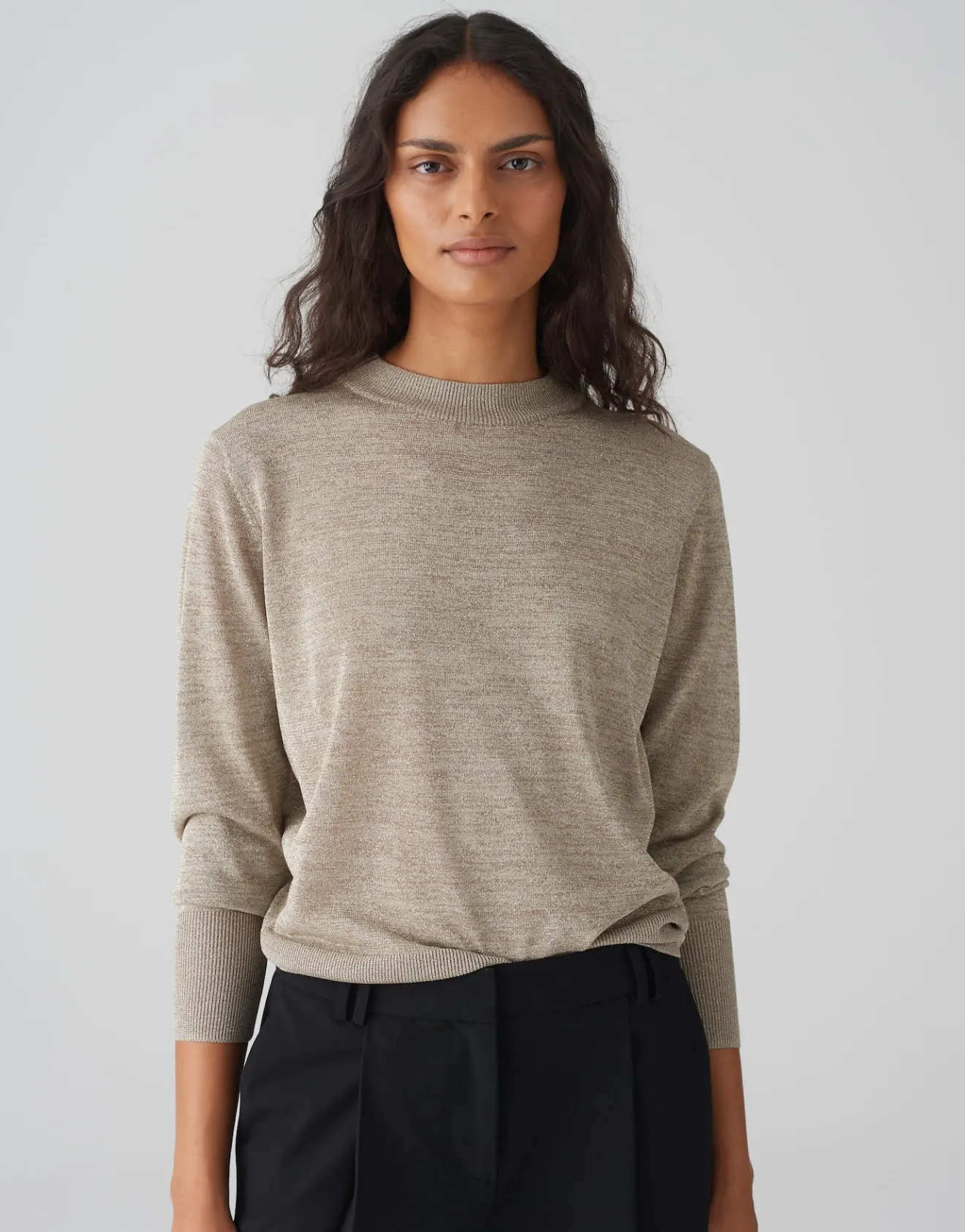 Cheap Schimmernder Pullover PLITZA Regular aus Viskose Mix Strick