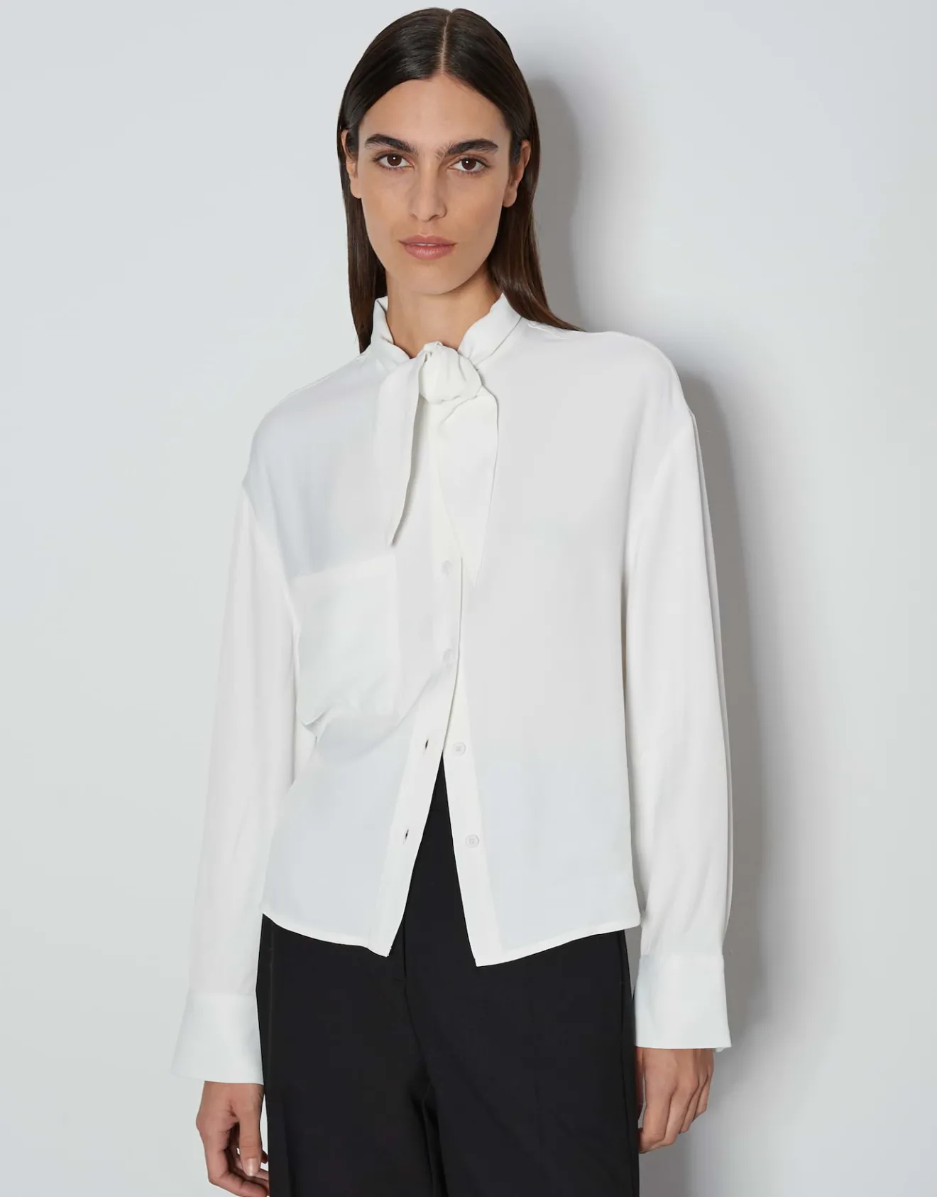 Cheap Schluppenbluse ZELDORA Loose aus Viskose Twill Blusen