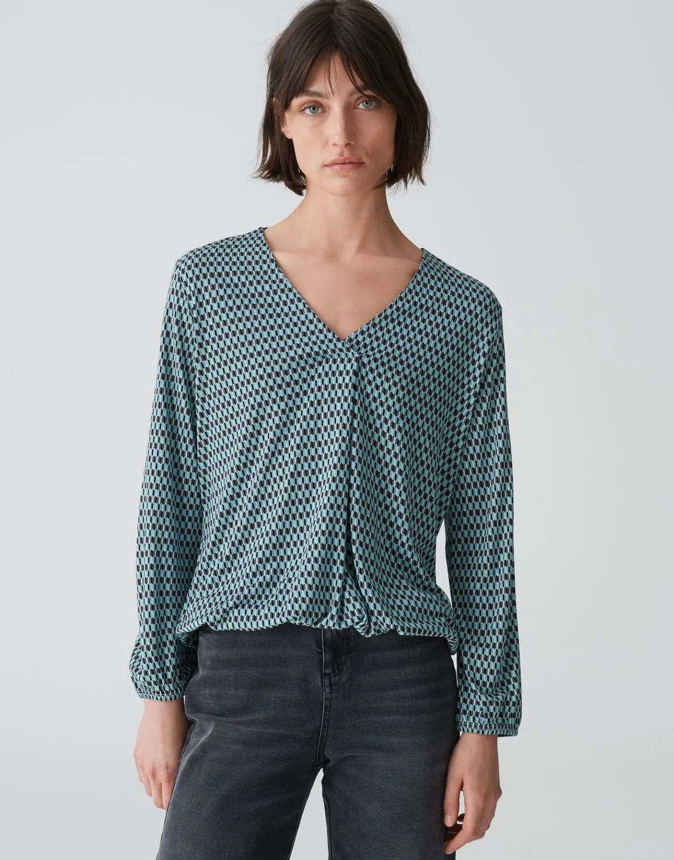 Fashion Shirt SANNAH TRADITION Regular aus nachhaltiger Viskose Shirts