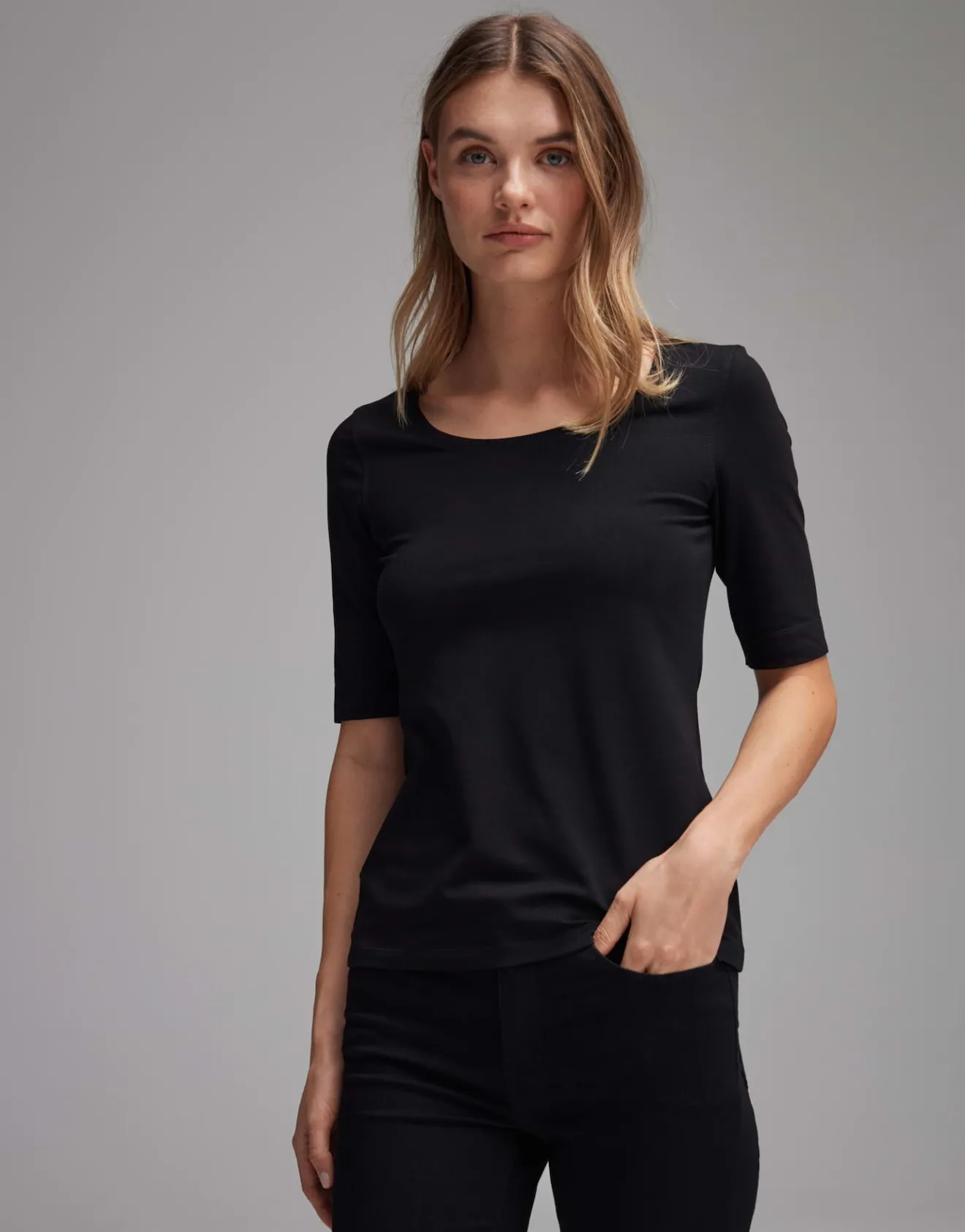Flash Sale Shirt SERTA Slim aus Jersey Basics | Shirts