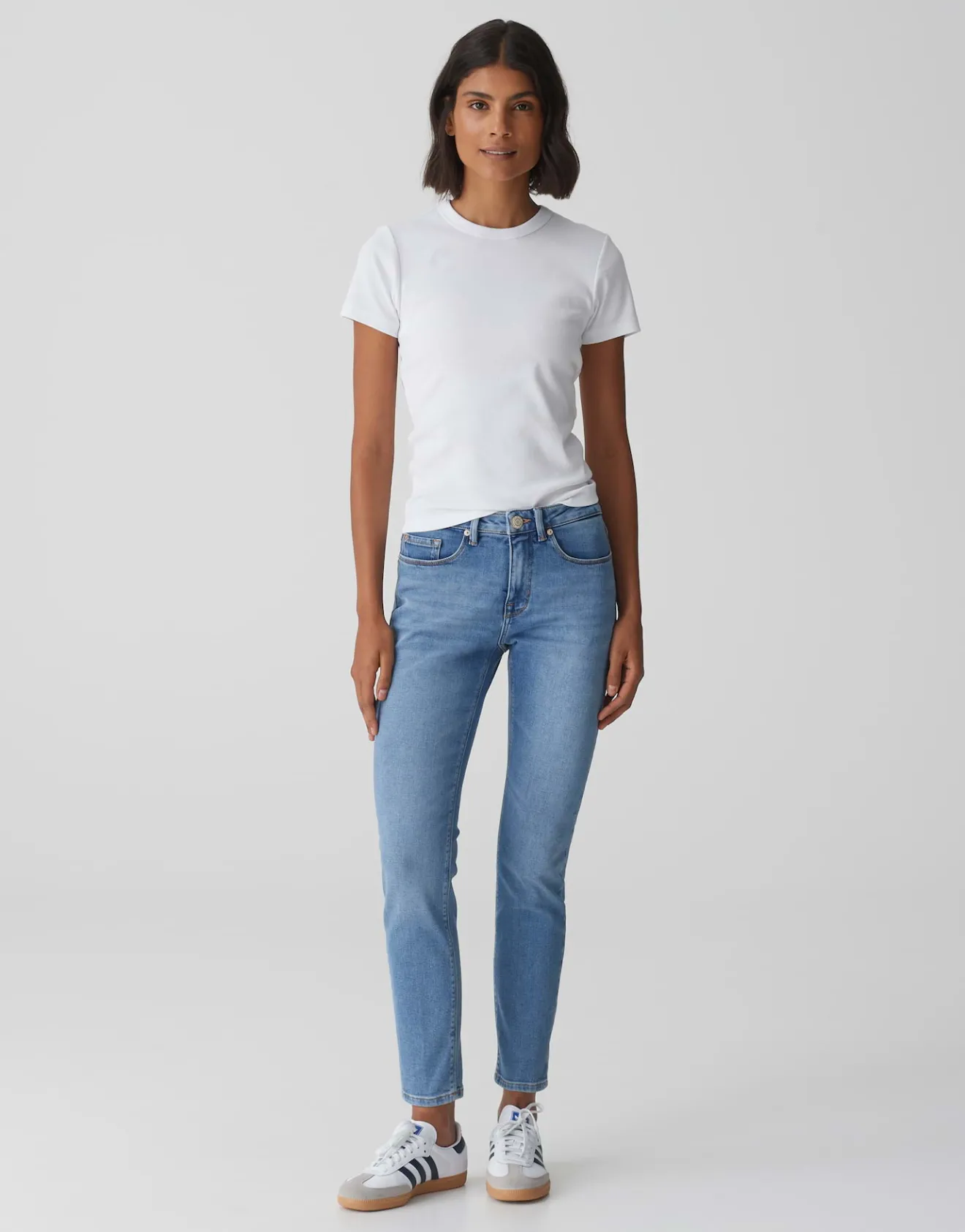 Online Skinny Jeans ELMA OCEAN BLUE Low Rise mit Stretch-Anteil Jeans