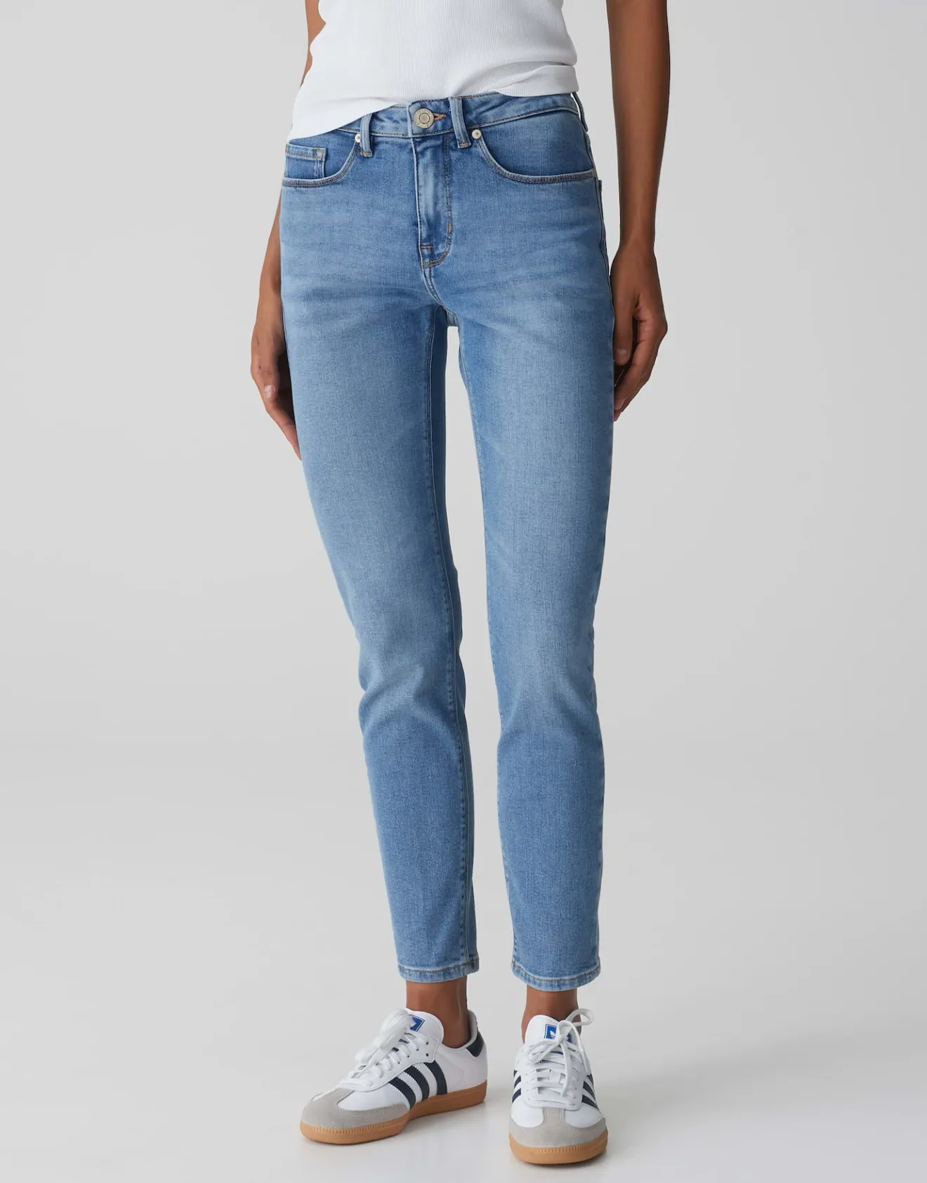 Online Skinny Jeans ELMA OCEAN BLUE Low Rise mit Stretch-Anteil Jeans