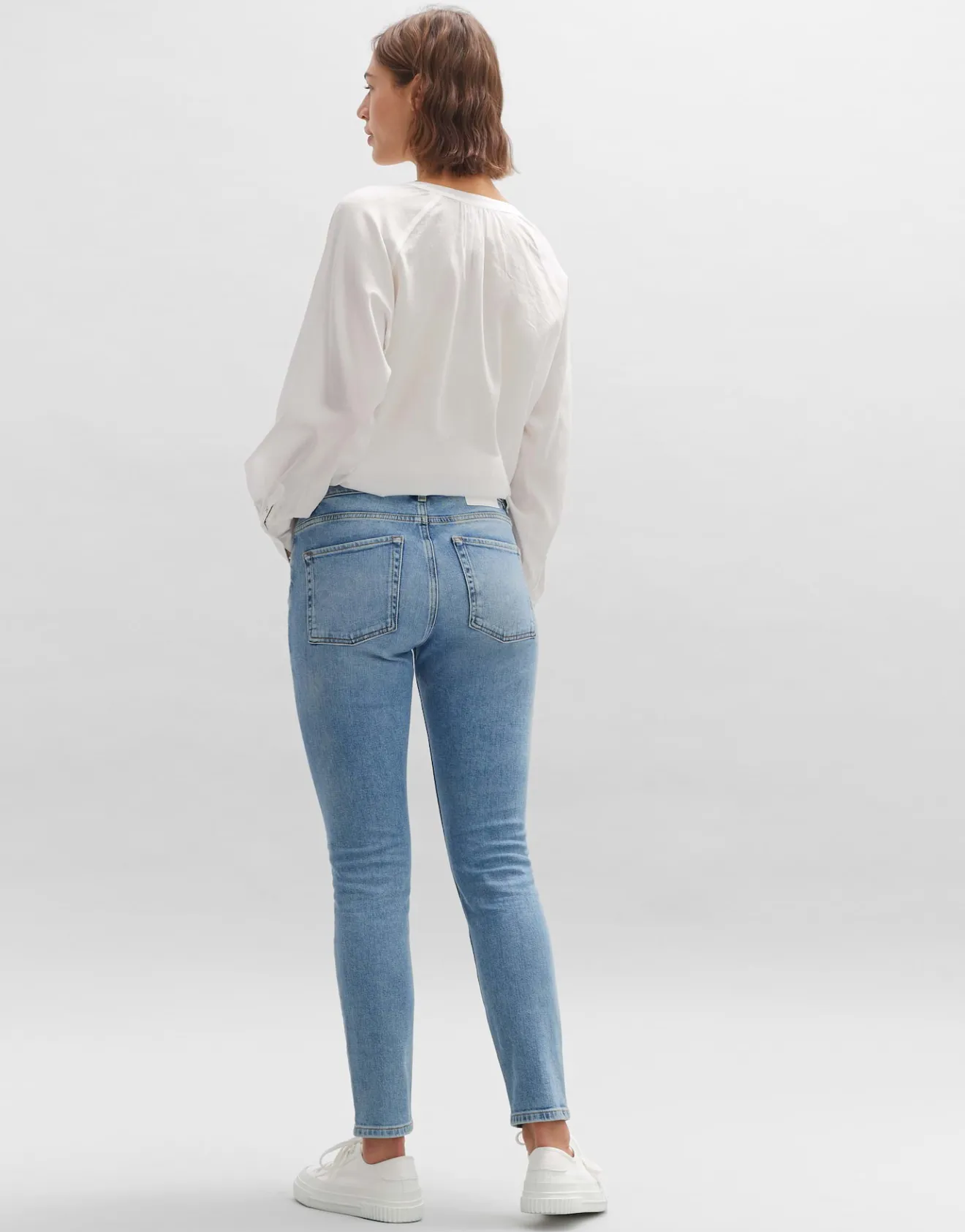Best Sale Slim Jeans EVITA Mid Rise aus stretchigem BCI Cotton Mix Jeans
