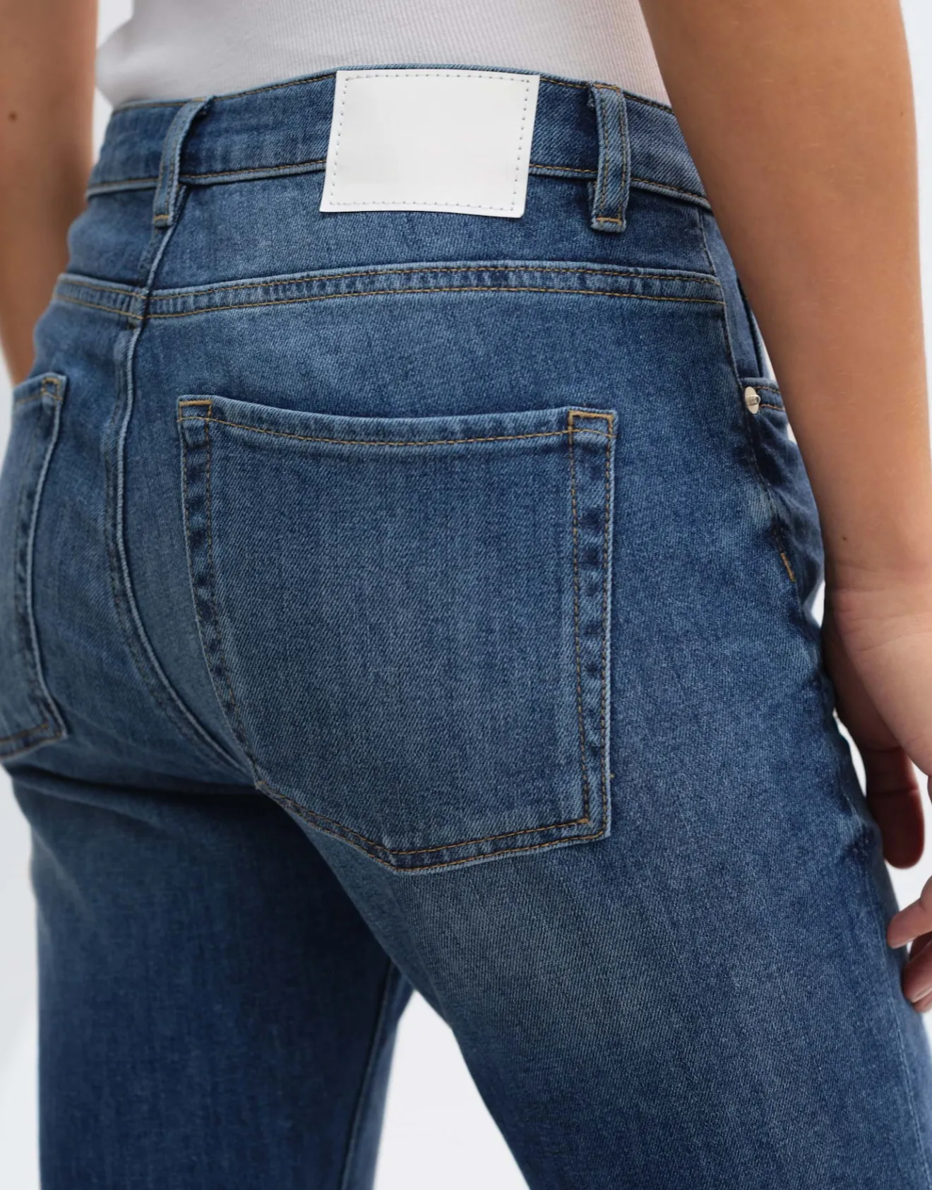 Clearance Slim Jeans EVITA Mid Rise aus stretchigem BCI Cotton Mix Jeans