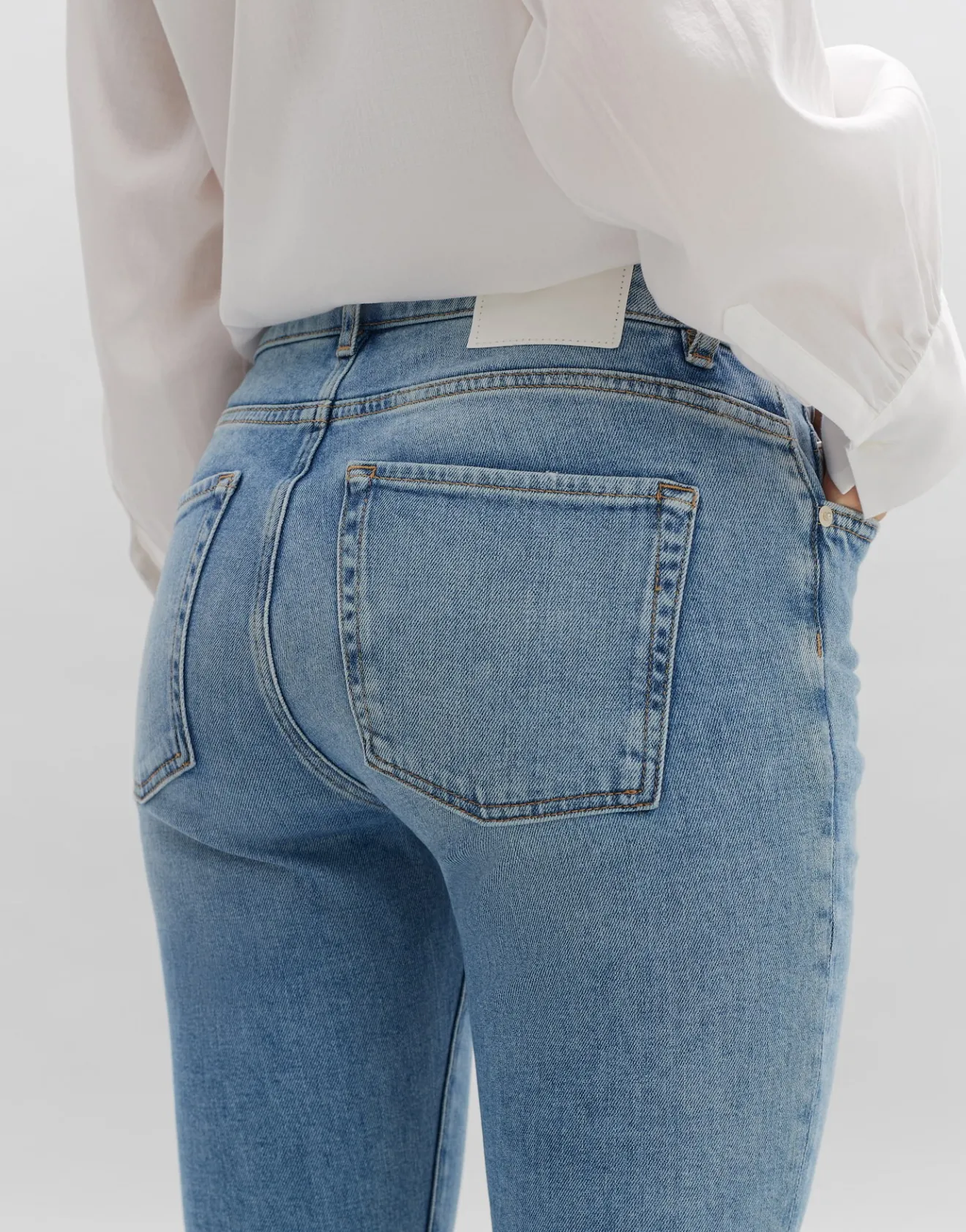 Best Sale Slim Jeans EVITA Mid Rise aus stretchigem BCI Cotton Mix Jeans