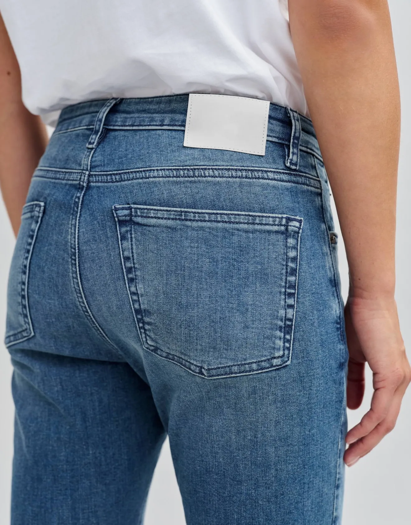 Cheap Slim Jeans EVITA URBAN Mid Rise aus softem BCI Cotton Mix Jeans