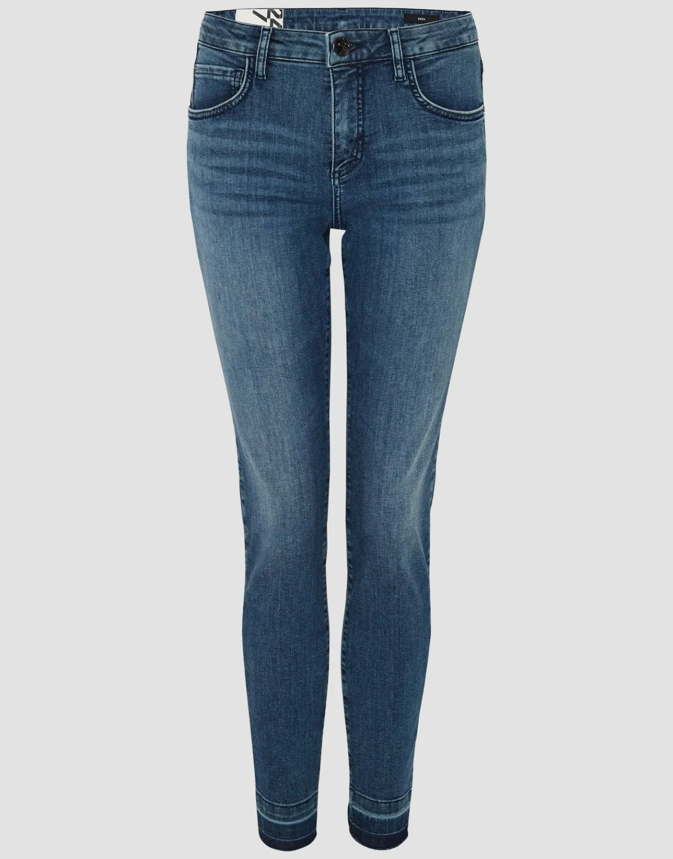 Cheap Slim Jeans EVITA URBAN Mid Rise aus softem BCI Cotton Mix Jeans