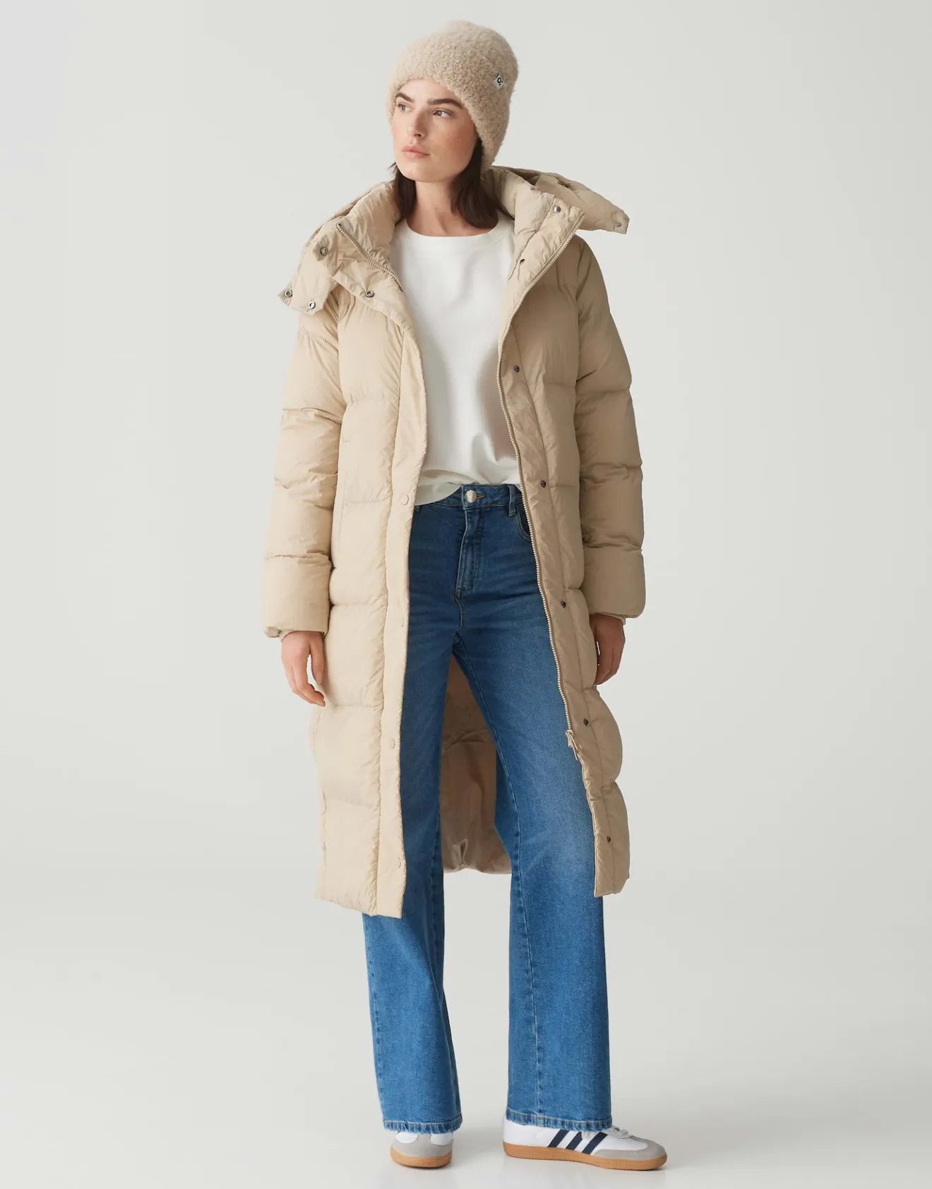 Sale Steppmantel HALLINE Regular aus synthetischen Daunen Jacken & Mäntel