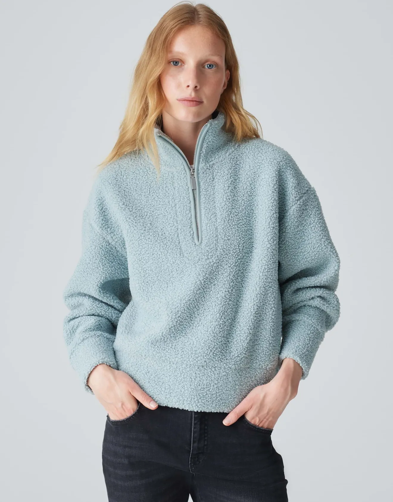 Shop Sweater GATROI Regular in Teddyfell Optik Sweat